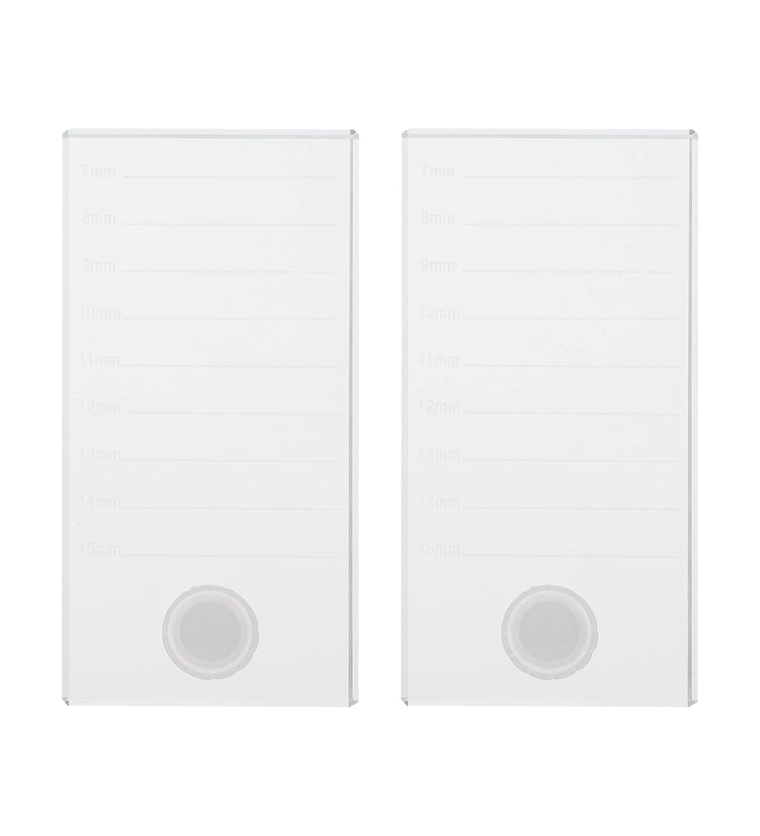 Lurrose 2PC Eyelash Crystal Palette - Professional Lash Extension Hand Plate & Holder | Premium Eyelash Tools - Buy Online on GoSupps.com