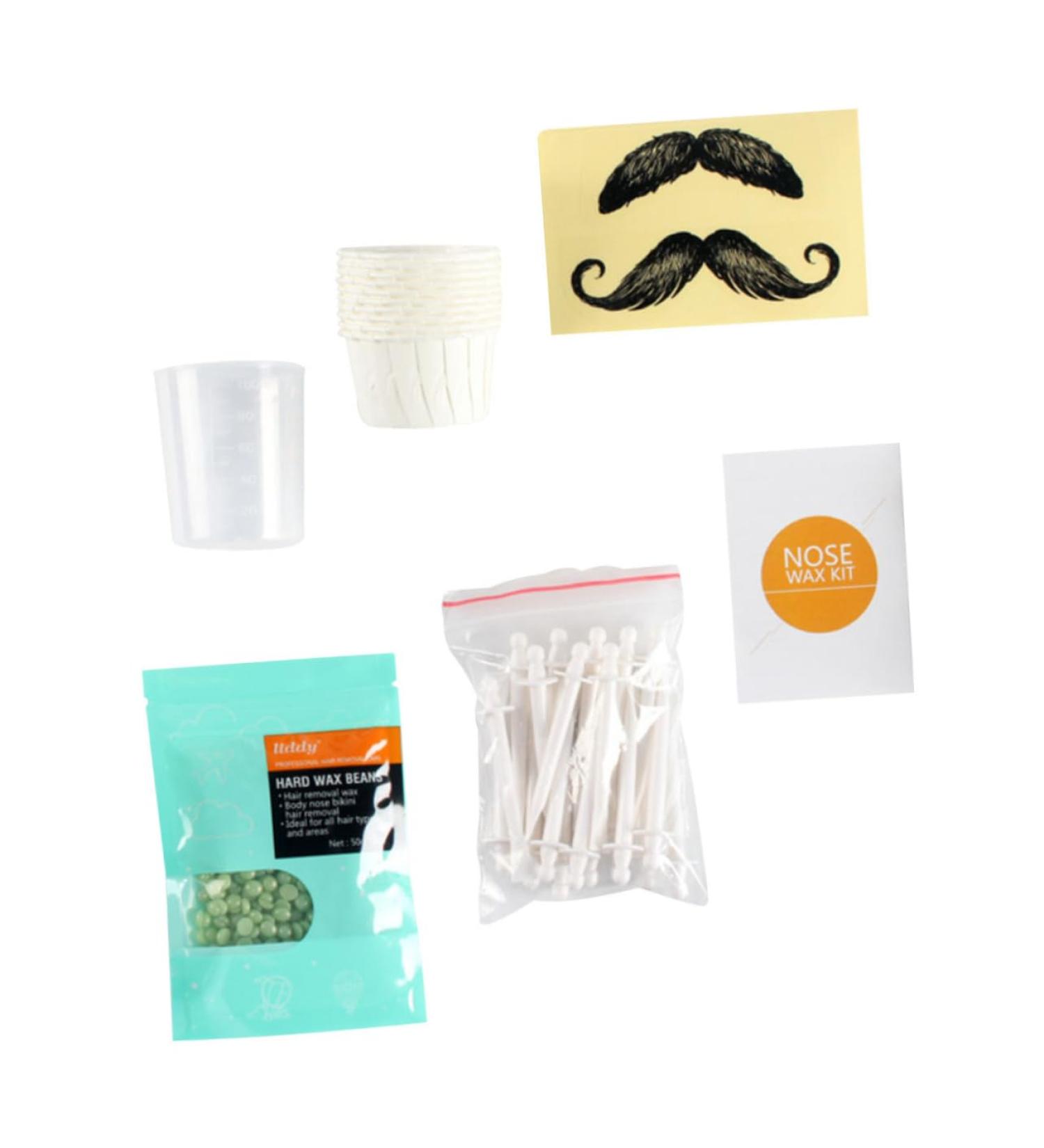 Healeved Nose Hair Removal Wax Set - Top Nose Hole Cleaning Tools | Easy & Effective Nasal Hair Wax Sticks - Buy Online on GoSupps.com