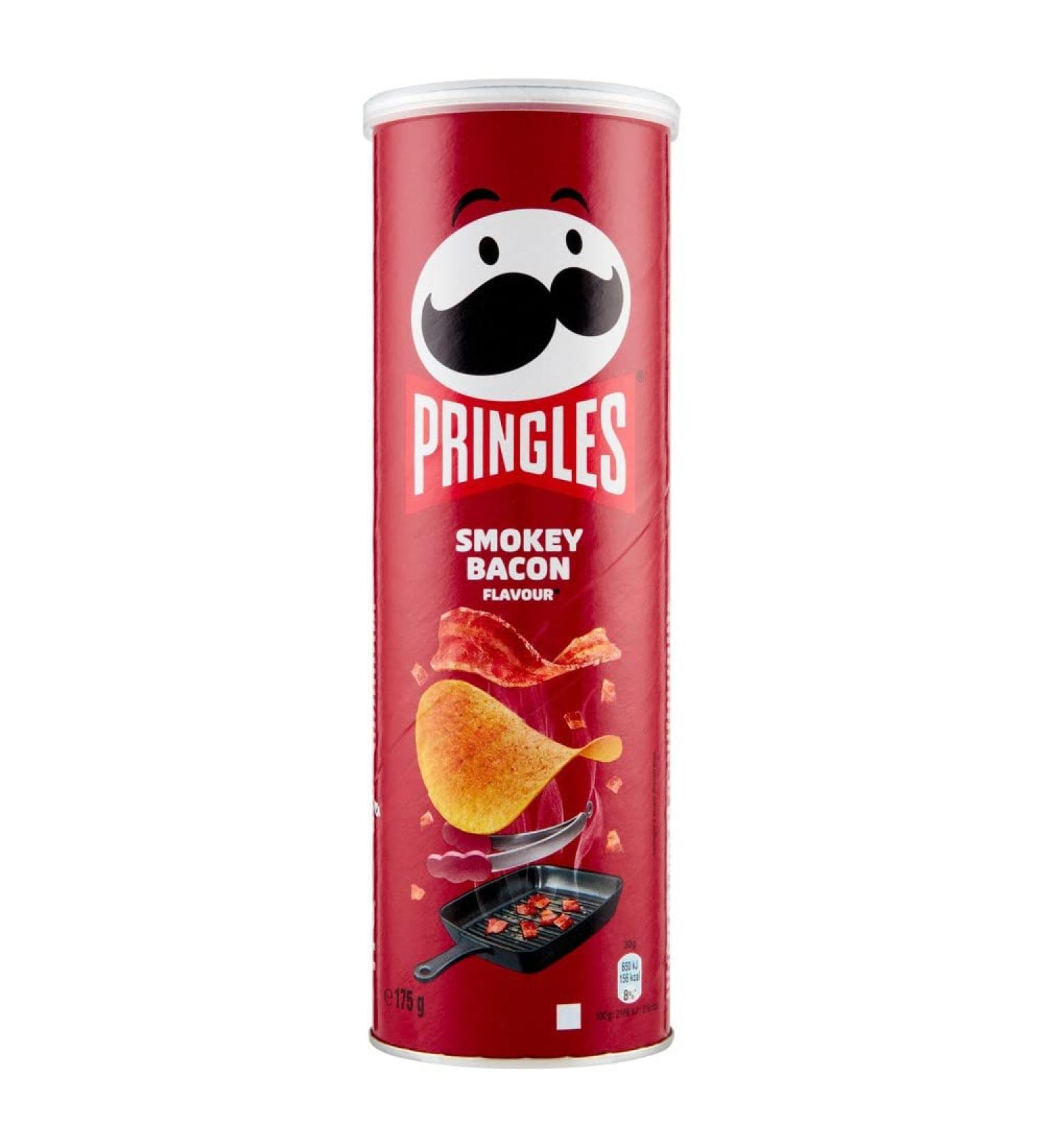  Italian Gourmet E.R. Pringles Smokey Bacon Flavour 175g of the irresistible snack in the convenient can of crunchy chips with the taste of smoked bacon + Gourmet Italian Polpa 400g - Buy Online on GoSupps.com
