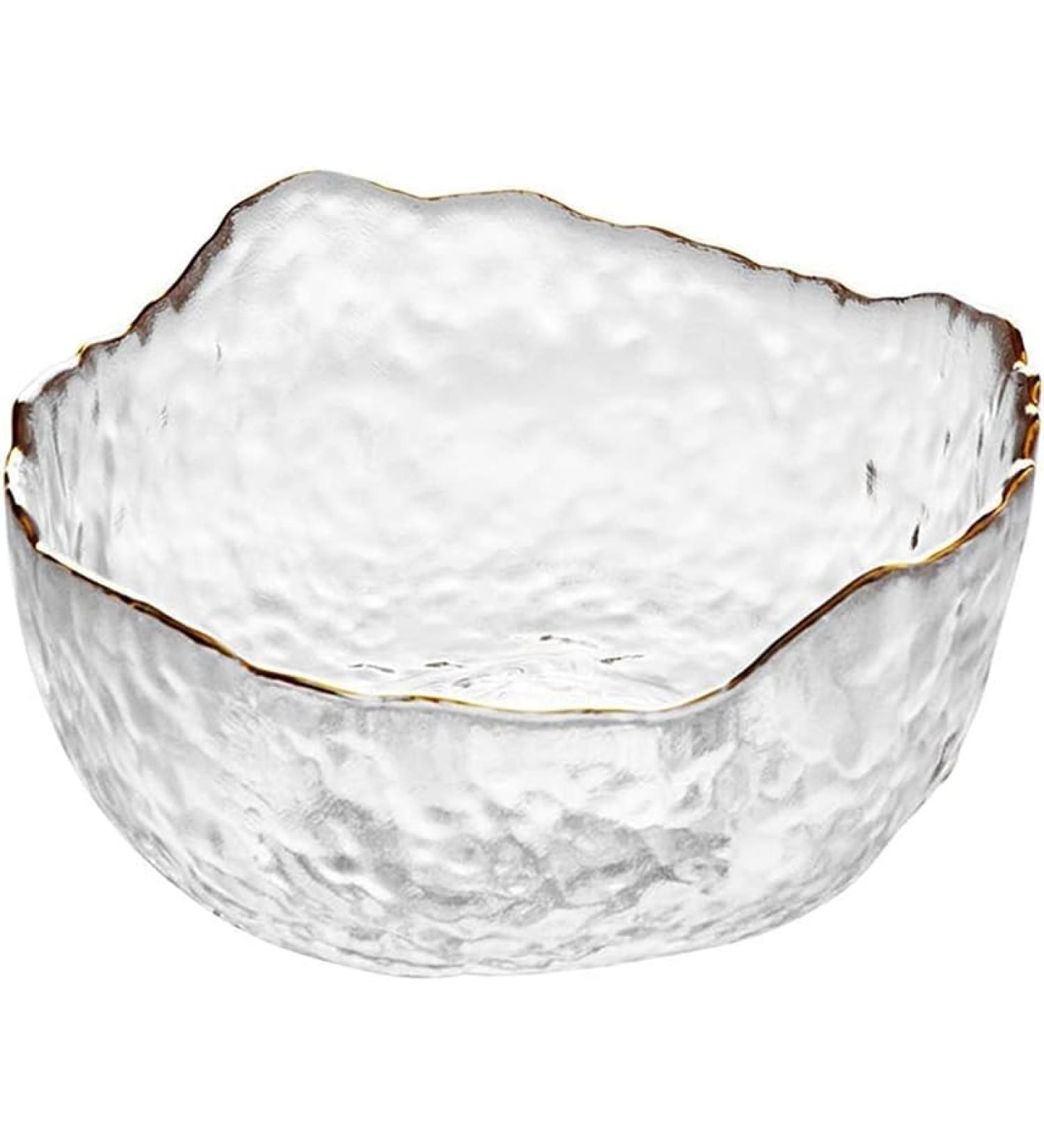 Fruit Bowl Salad Bowl Glass Bowls Creative Irregular Glass Bowl Fruit Ice Cream Salad Bowl Tableware Soup Noodle Rice Bowls Kitchen Decoration Candy Bowls (Color : S) (Color : L) (Color : Small) - Buy Online on GoSupps.com