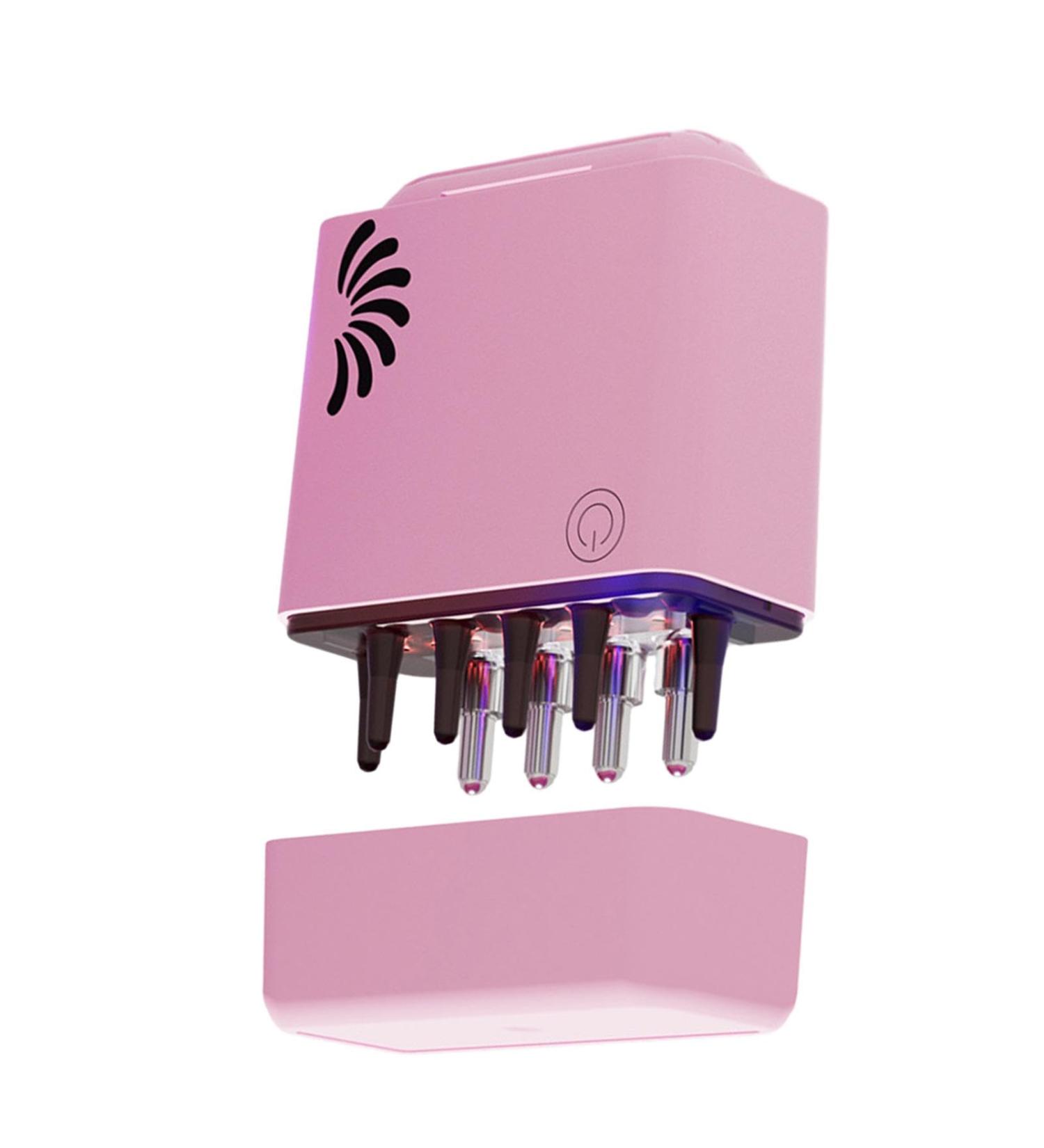 Electric Oil Applicator & Removable Scalp Massager | Red Light Vibration Hair Comb & Oil Dispenser Brush - Buy Online on GoSupps.com