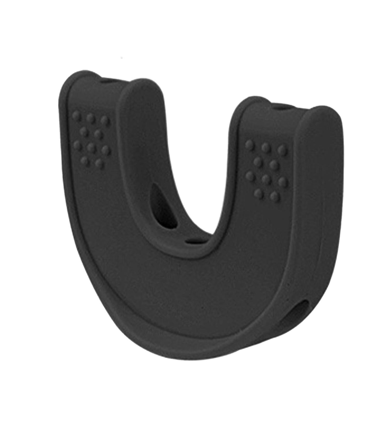 Jaw Trainer Women Silicone Double Chin Reducer Jawline Trainer | Portable Jawline Shaper Jaw Strengthener for Adults Women Men Black - Buy Online on GoSupps.com