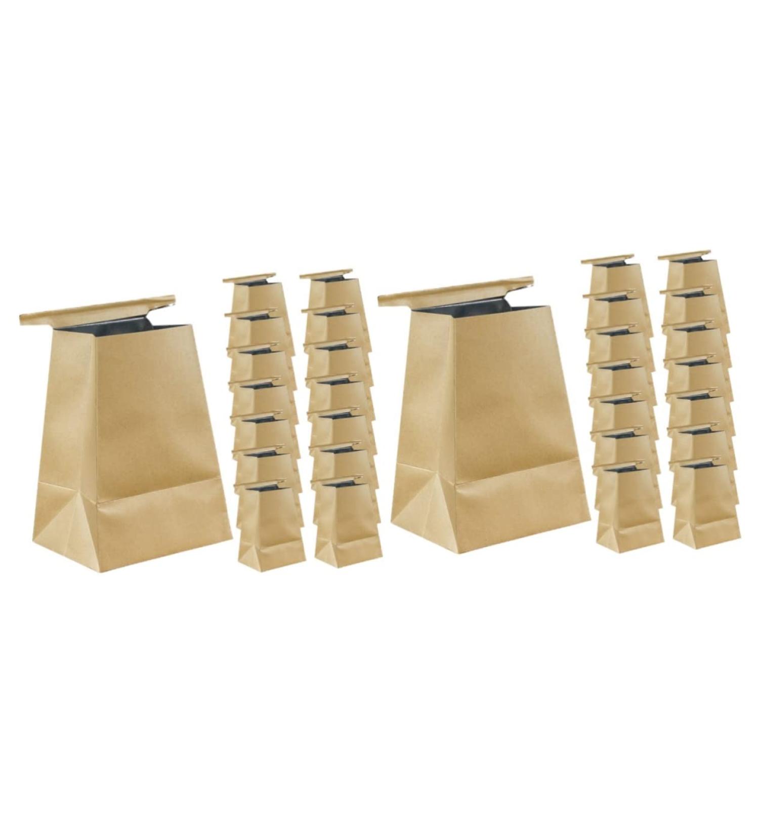 Disposable Vomit Bags - 30 Pack | Kraft Paper | Light Brown | Travel Friendly - Buy Online on GoSupps.com