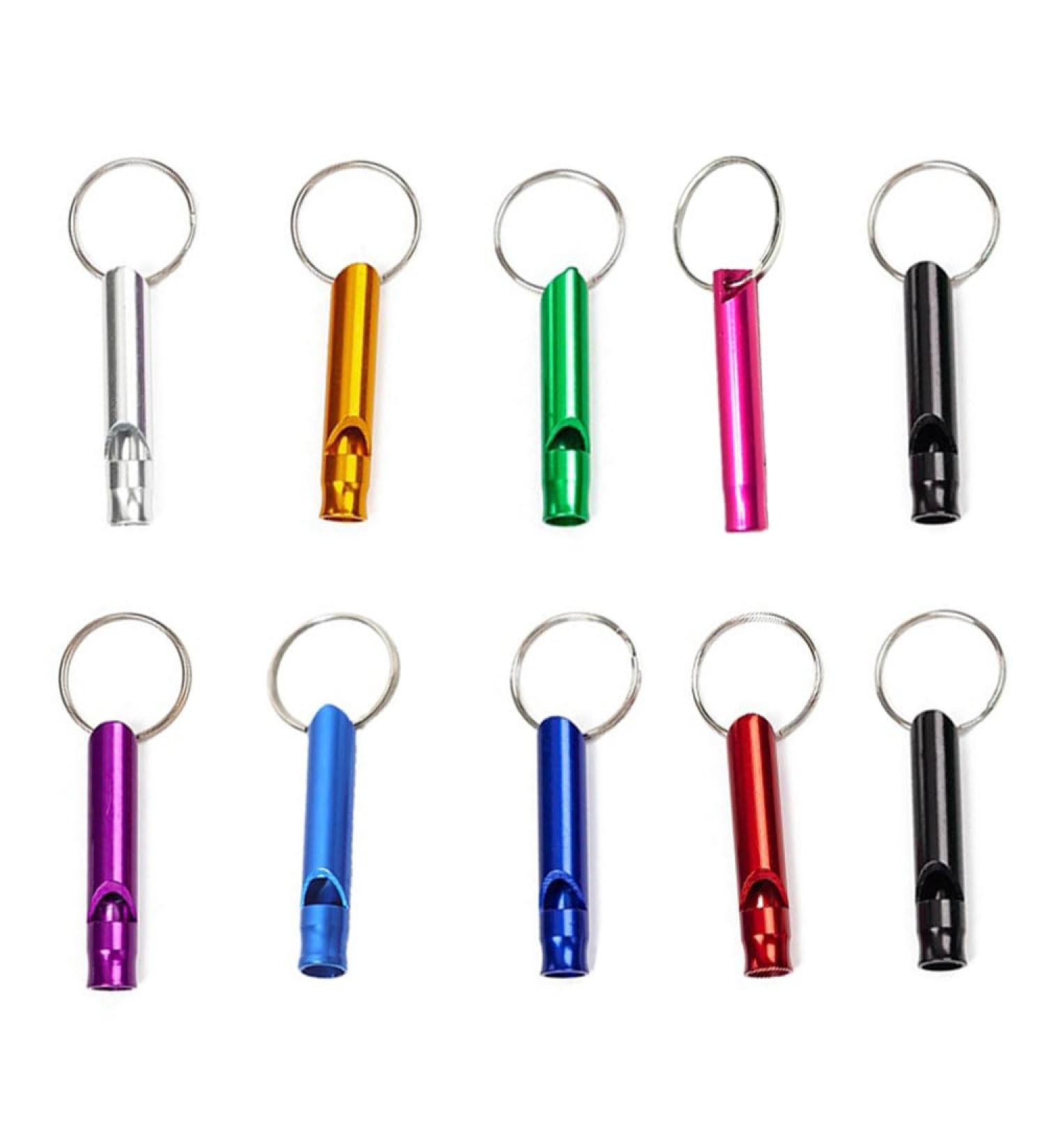 Esforzarse Dog Training Whistle High Pitch Dog Whistles for Recall Training 10 Pcs Dog Training Whistle with Key Rings Pet Training Behavior Aids Anti Lose Flute for Small Medium and Large Dogs - Buy Online on GoSupps.com