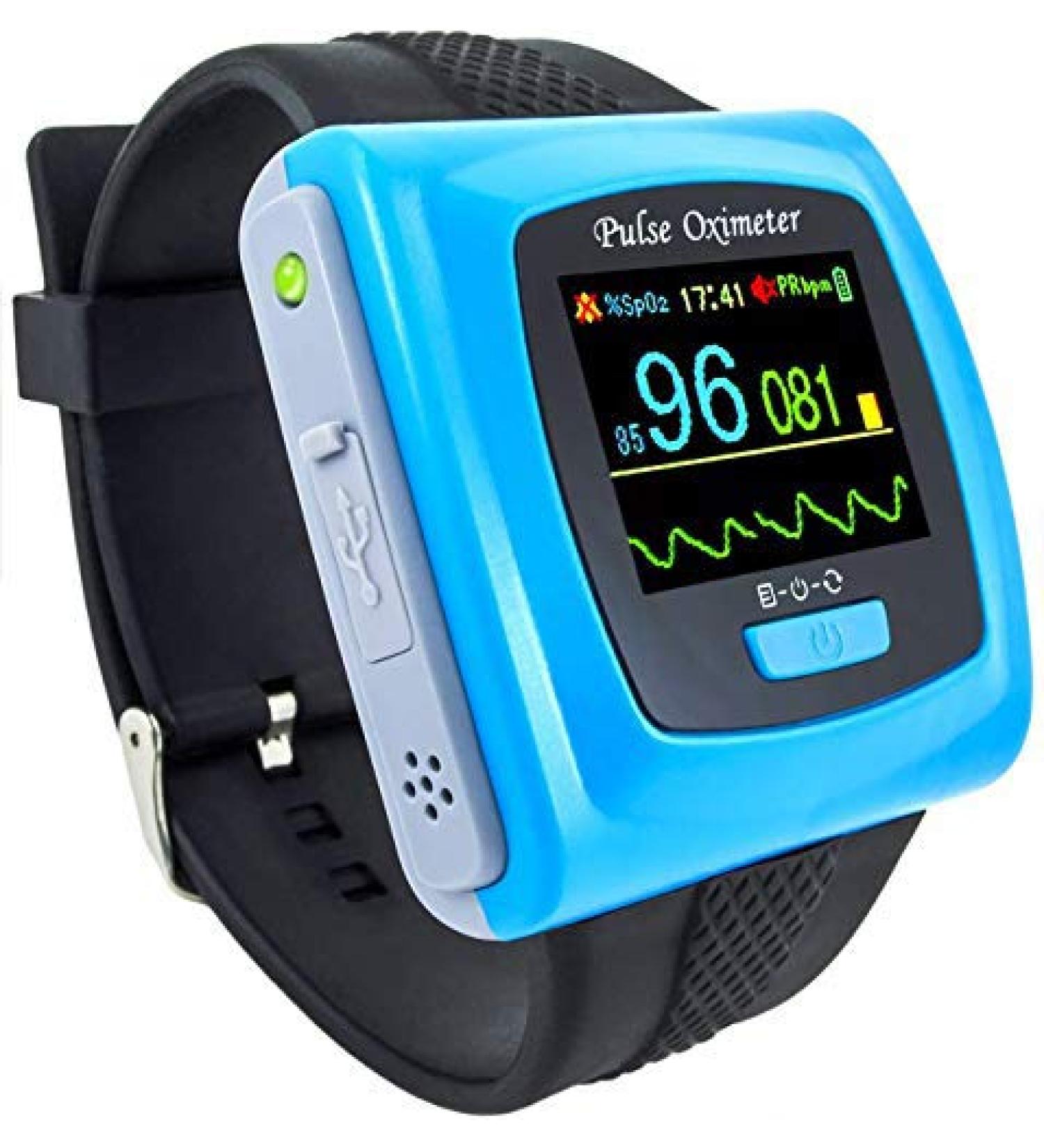 Contec CMS50F digital pulse oximeter SpO2 measurement white
