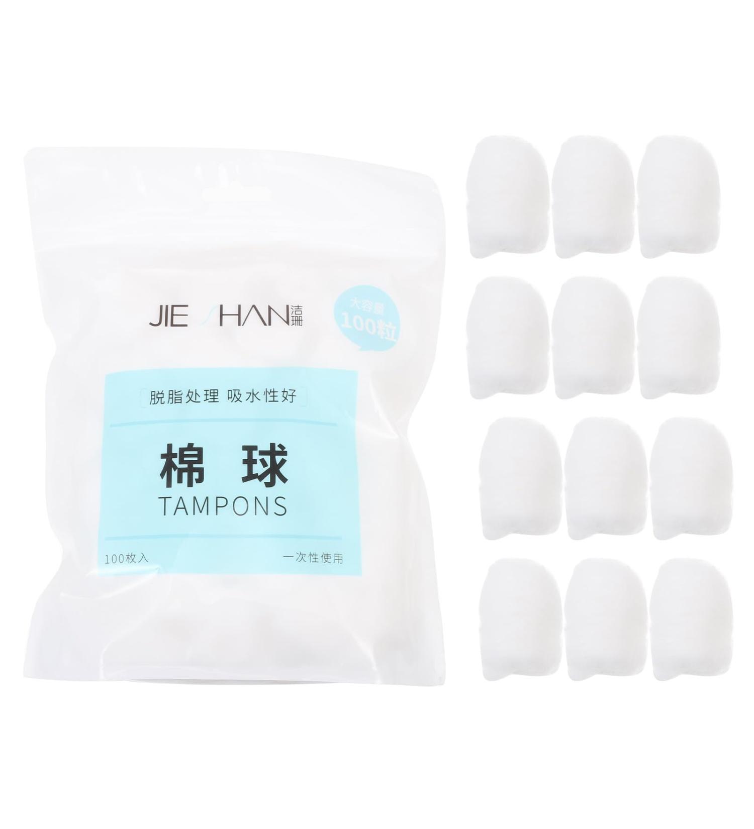 Healifty 200Pcs Small Cotton Ball Make- Up Removal Cotton Balls Jumbo Cotton Ball Absorbent Cotton Ball for Salon Use (White) - Buy Online on GoSupps.com