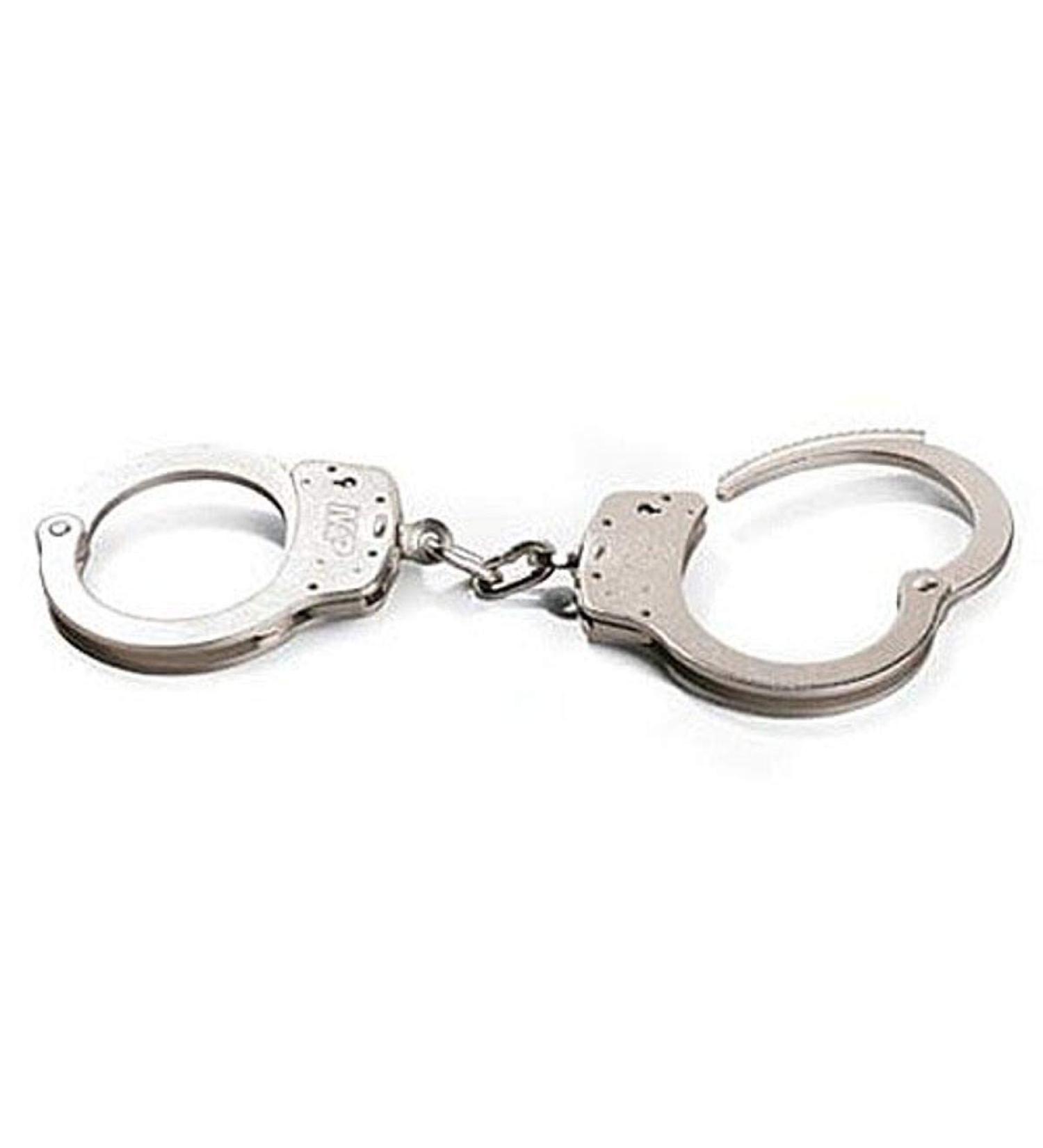 Smith & Wesson Model 100 M&P Standard Chain Handcuffs - Steel Nickel | Buy Online - Buy Online on GoSupps.com