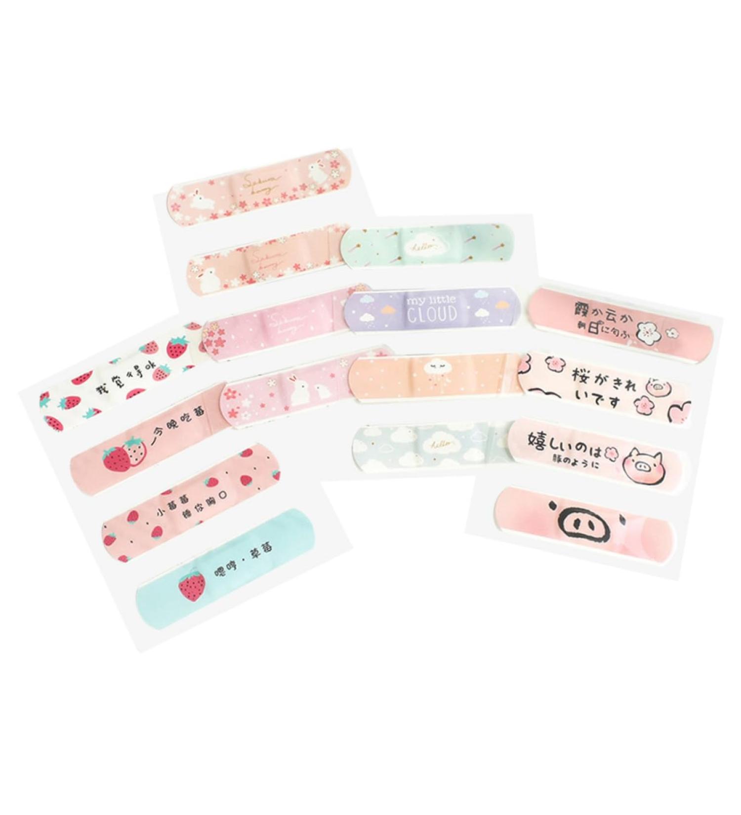 Shop 4 Hemostasis Band Waterproof Adhesive Bandages - Cartoon Design Breathable & Perfect for Outdoor Emergency Care - Buy Online on GoSupps.com