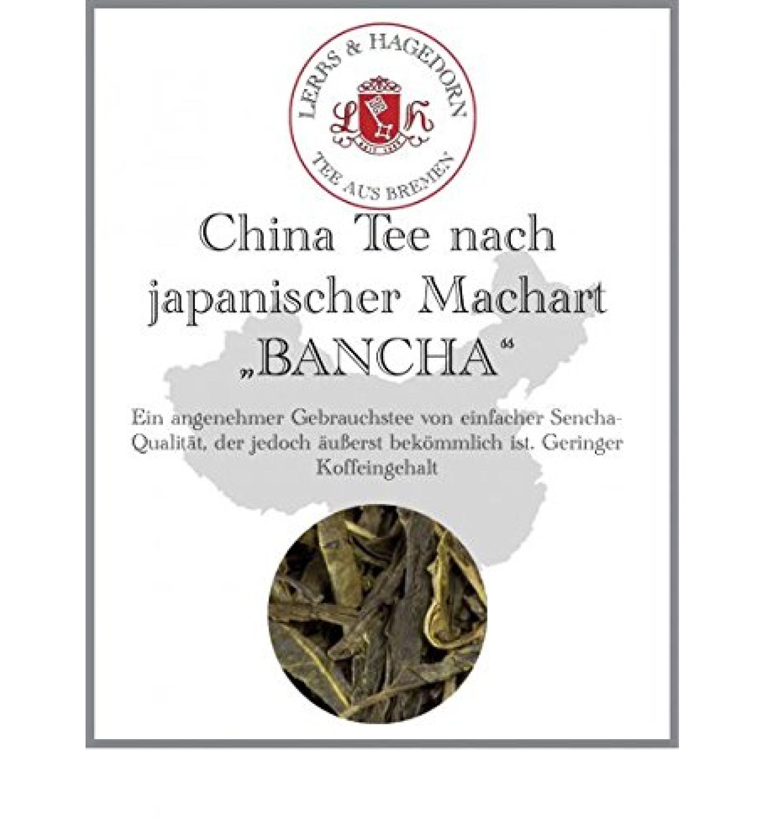  Lerbs & Hagedorn Japanese-style Chinese tea "BANCHA" 2 kg - Buy Online on GoSupps.com