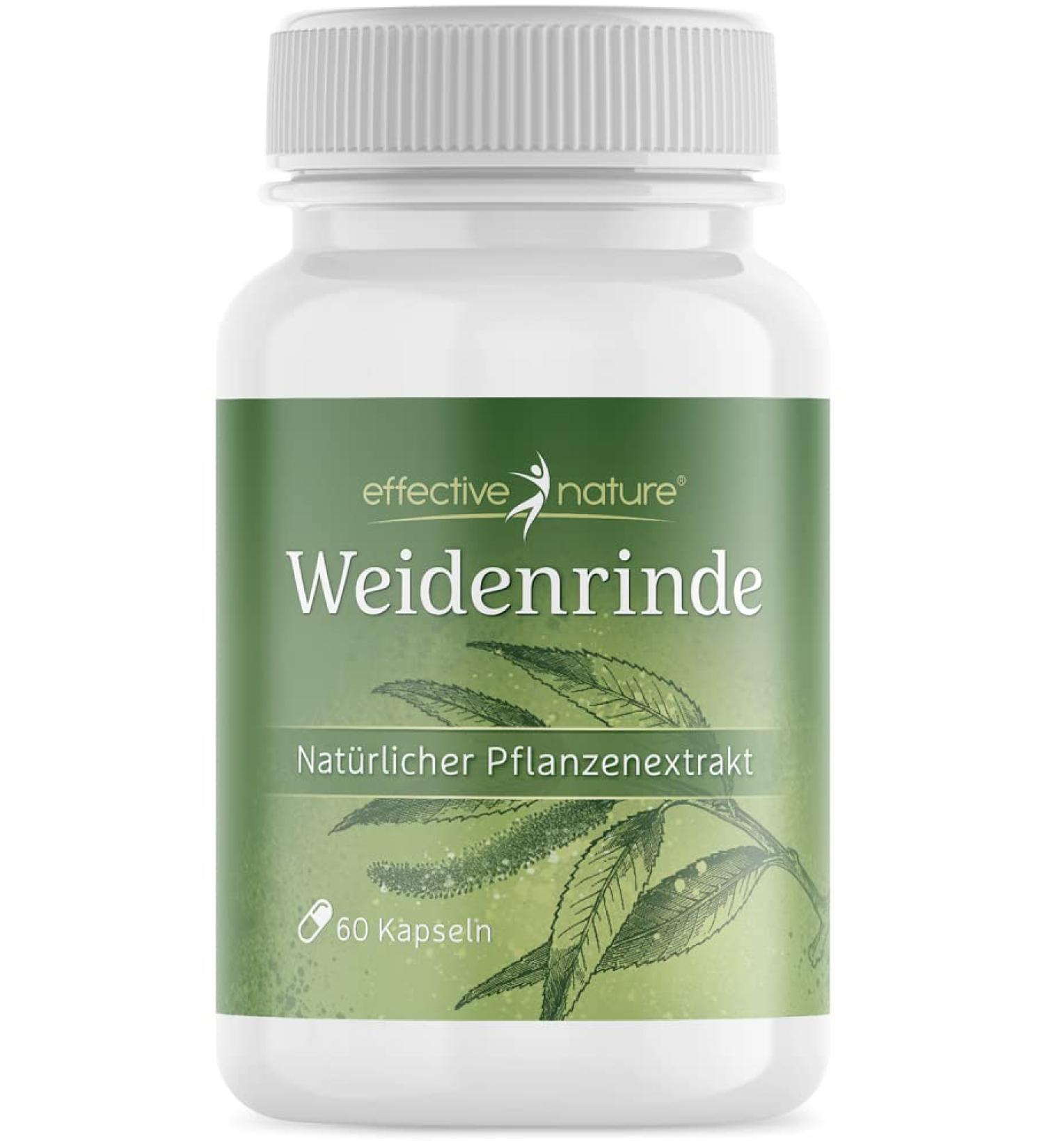 Wicker Bark Capsules 60 ct | 200 mg Natural Plant Extract with Salicin | 100% Pure Herbal Supplement for 2 Months Supply - Buy Online on GoSupps.com