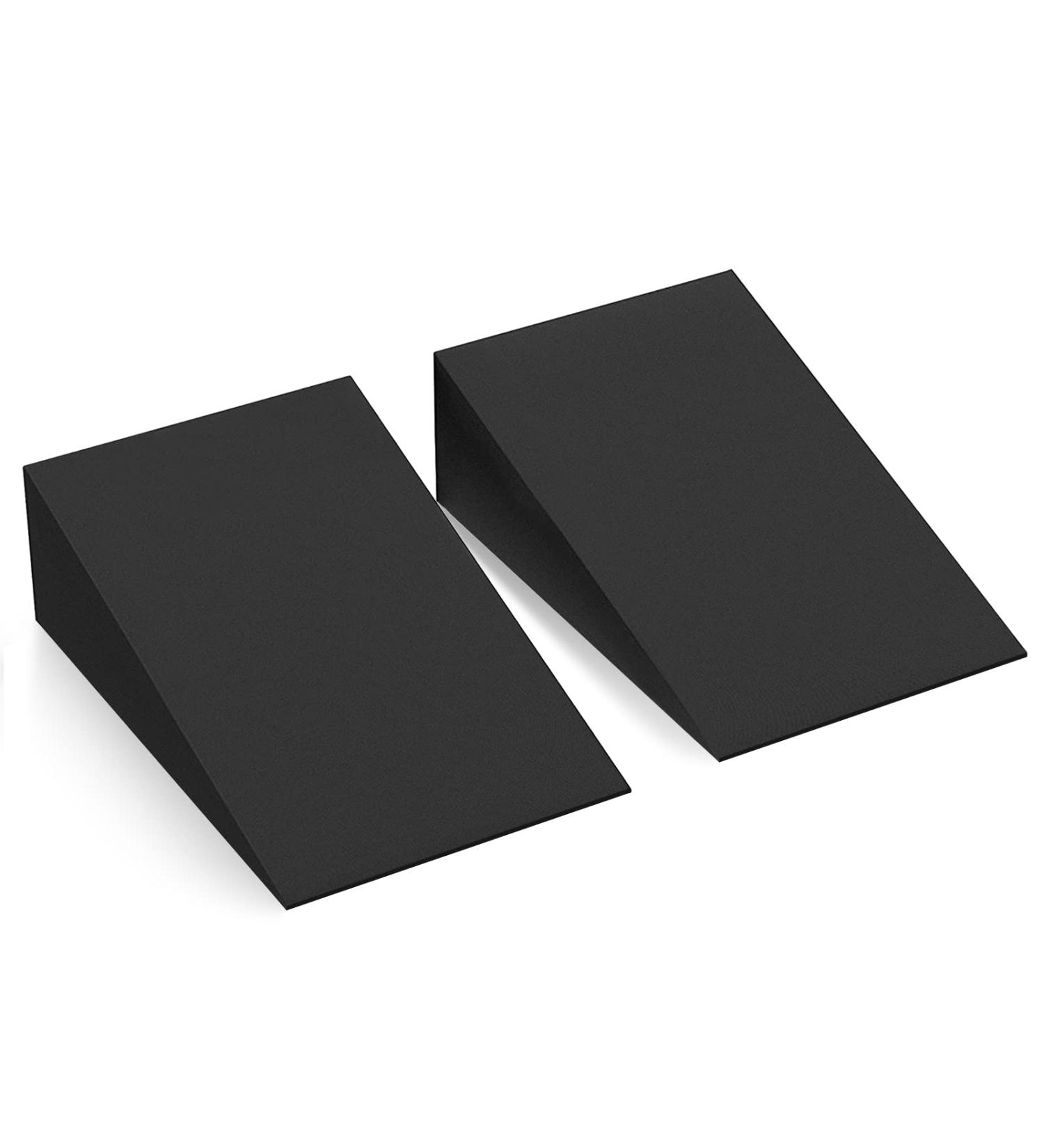 Linhoo Foam Wedge  Slant Board for Calf Stretching Indoor Yoga Squats Physical Therapy 2 Pcs - Buy Online on GoSupps.com