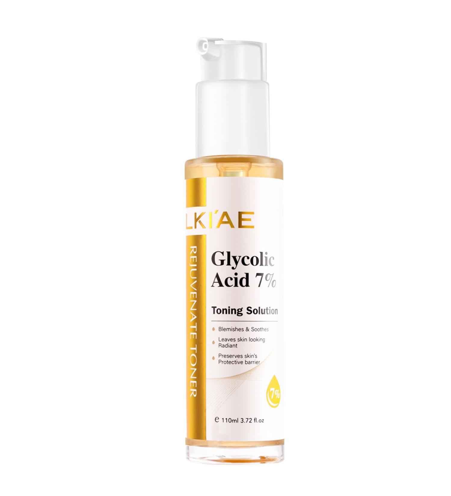 AILKE BOOST LUSTER LKIAE Glycolic Acid 7 Face Toner Brightening Hydration Nourishing Soothe Skin Reduce Fine Lines Protect Skin Barrier For Women and Men 110 ml Pack of 1 - Buy Online on GoSupps.com