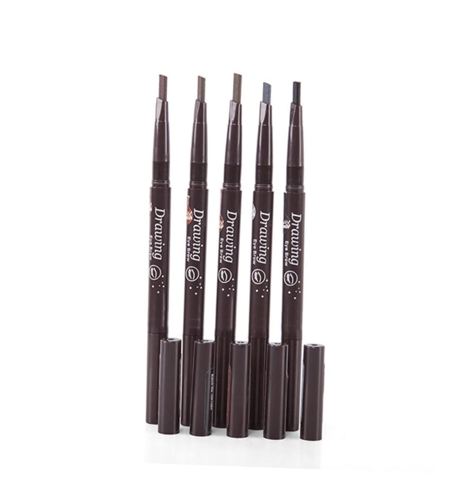 NOLITOY 2 1 Eyebrow Pen Waterproof Brow Pencil Eyebrow Brush Eyebrow Pencil To Rotate Double Head 1 count (Pack of 1) As Shown - Buy Online on GoSupps.com