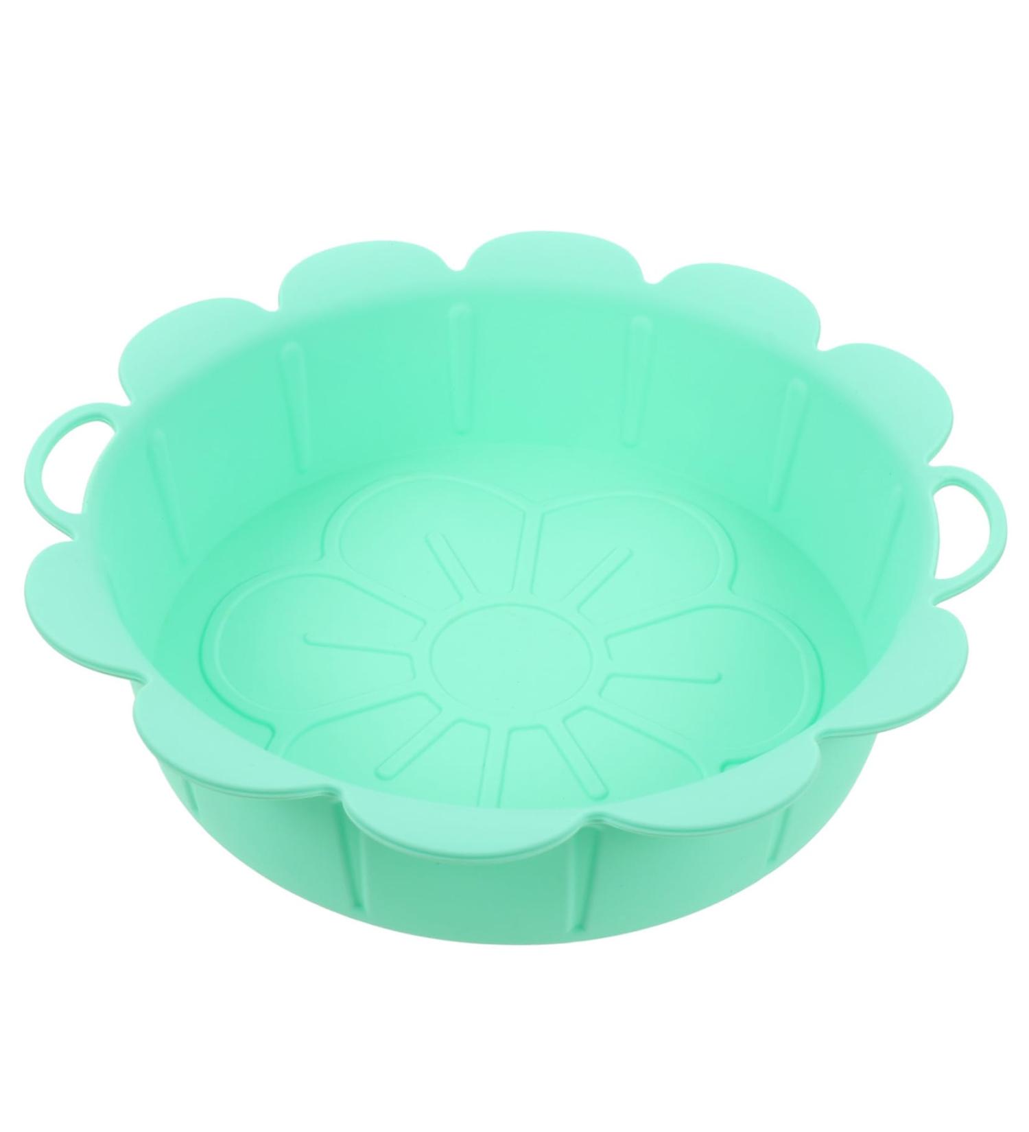 Alipis 4pcs Air Fryer Pan Airfryer Air Fryers Replacement Pot Multi-Function Air Fryer Basket Baking Mat Greenx4pcs 21X21X5.2CMx4pcs - Buy Online on GoSupps.com