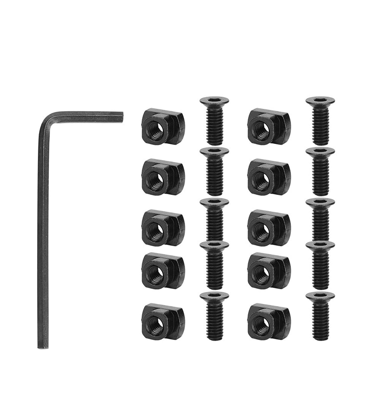 Buy Weikeya m-Lok Screws & Nut | Steel 5x2cm Green Blob for MLOK Rail Sections | International Shipping Available - Buy Online on GoSupps.com