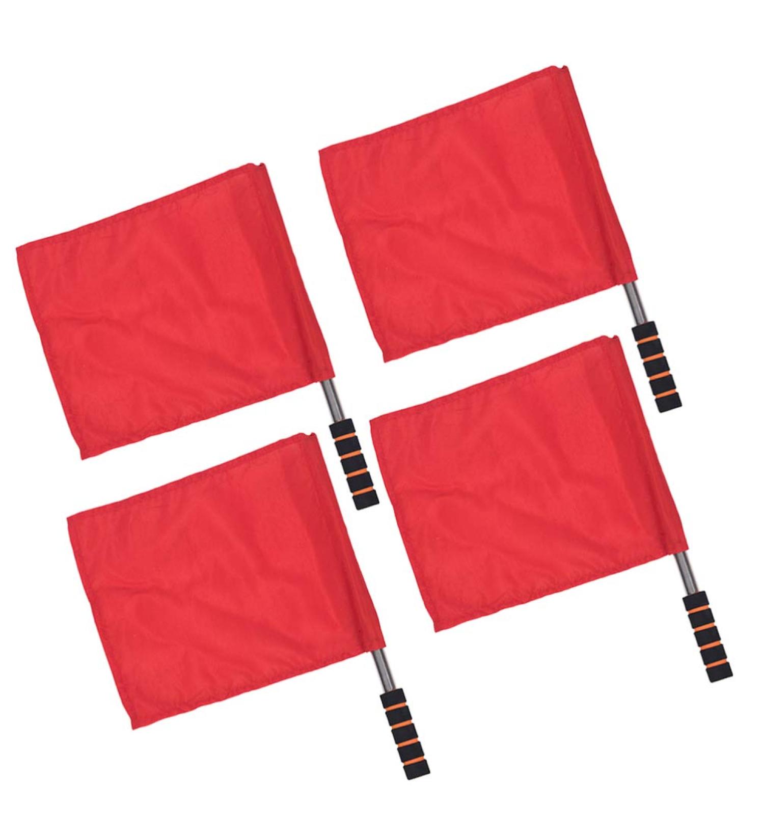 SEWACC Sports Referee Flags 4pcs Set - Ideal for Soccer, Volleyball, Track, and Field Events - Buy Online on GoSupps.com