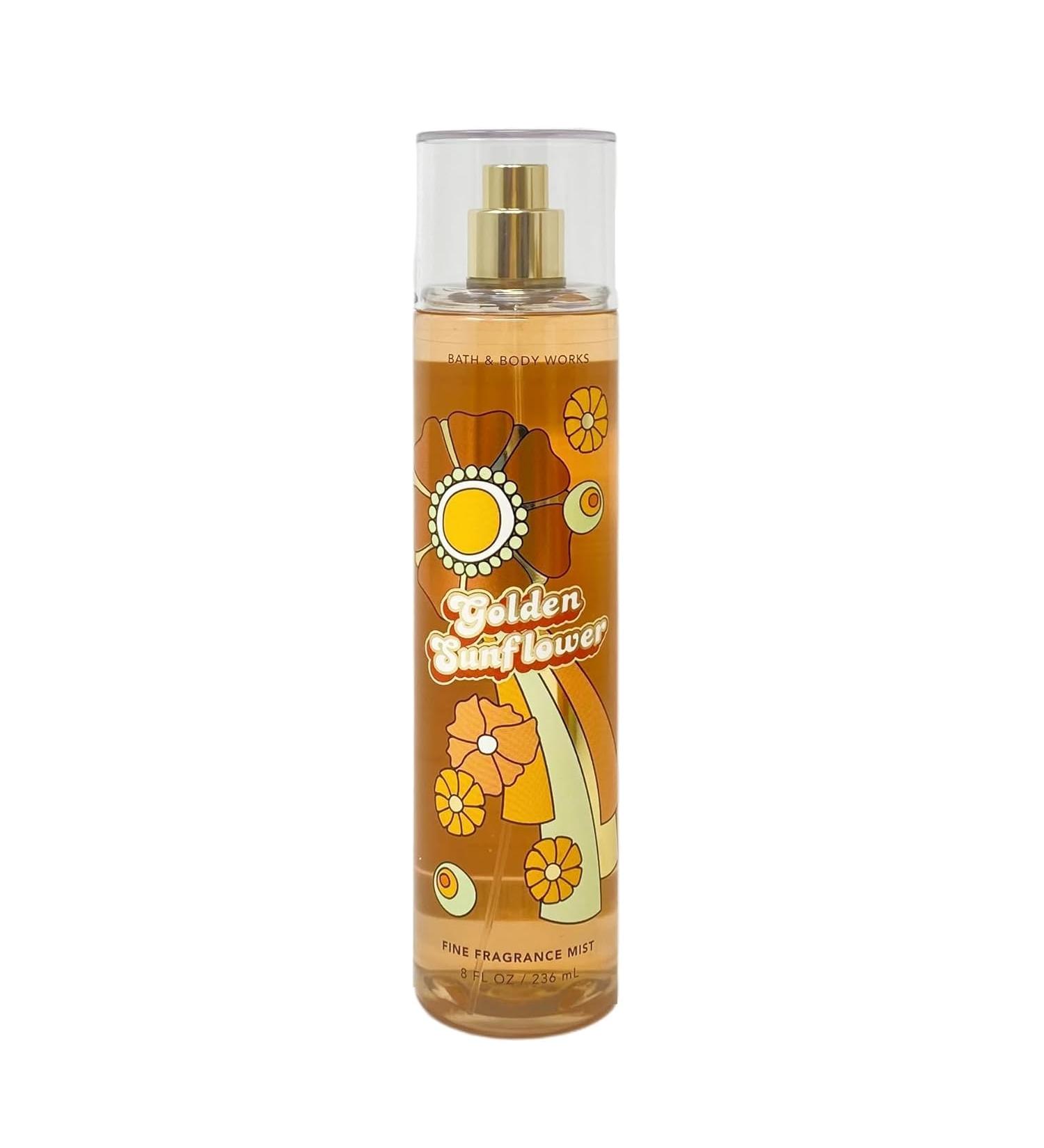 Bath & Body Works Fine Fragrance Body Spray Mist 8 fl oz / 236 mL (Golden Sunflower)