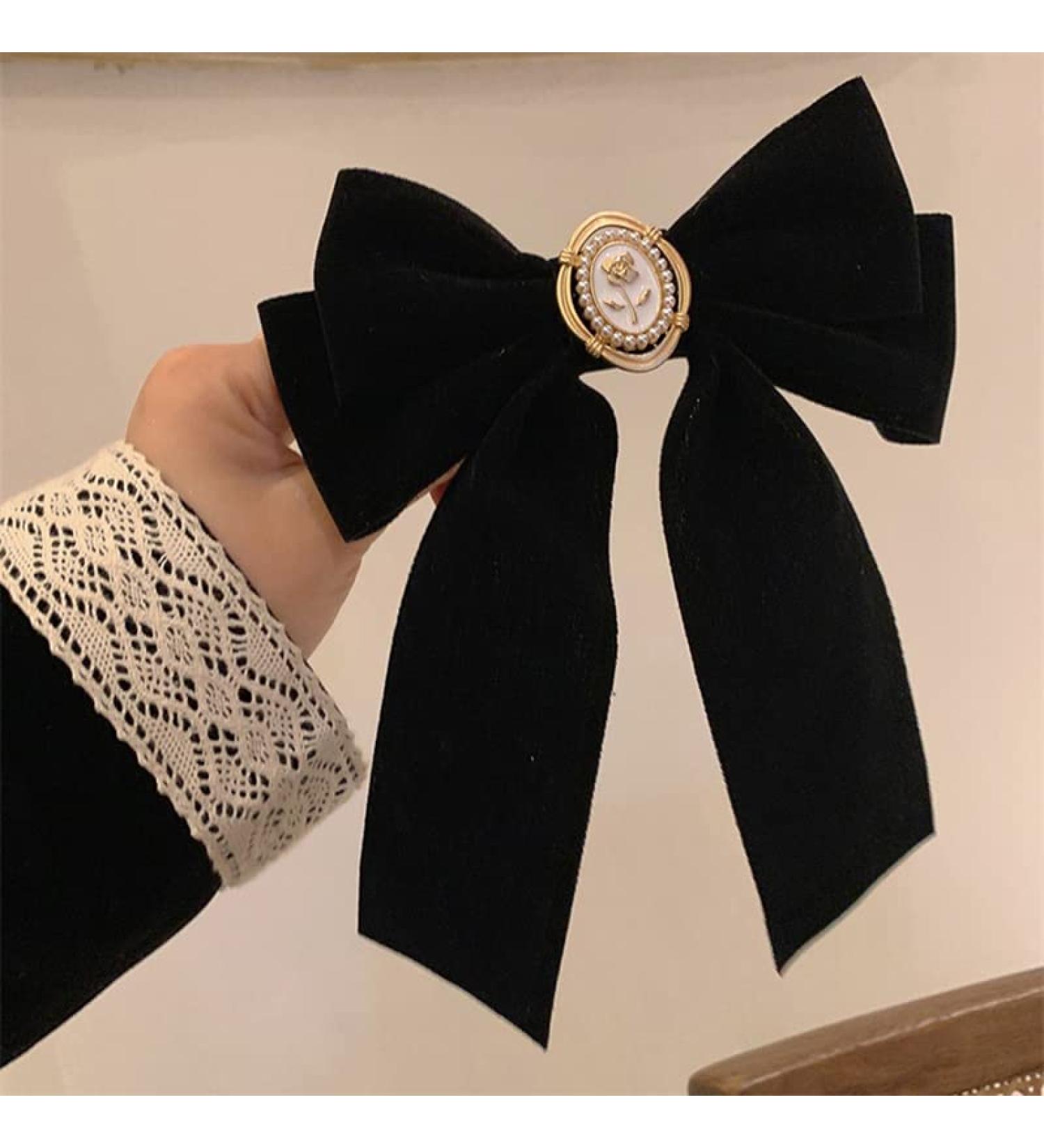 Bow Hair Pins Velvet Hair Clips Barrette Gift for:Girl friend/wife/mom/woman/ girls
