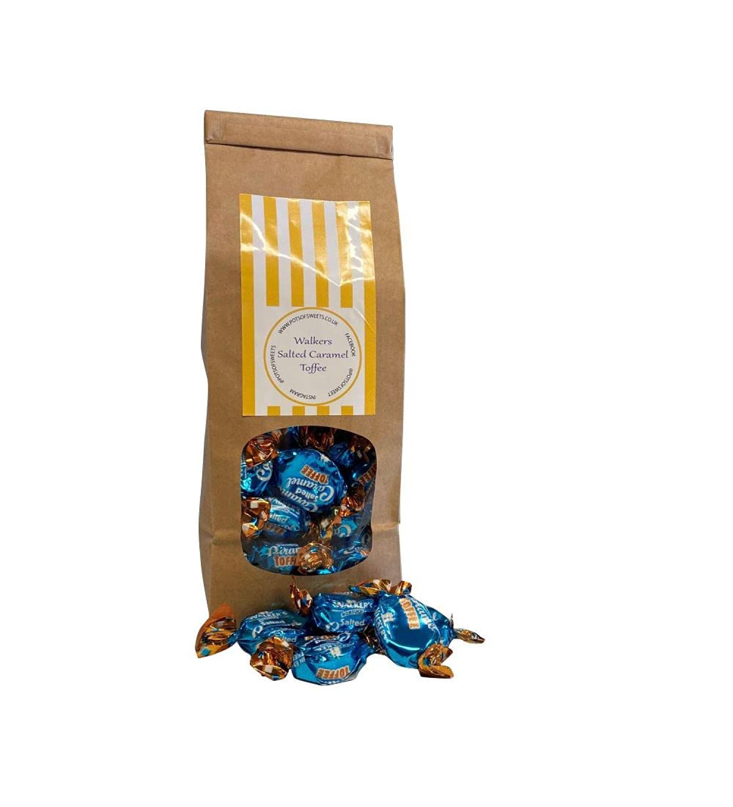 Personalized Customise with Your Own Message or Image 300g Bag of Walkers Salted Caramel Toffee