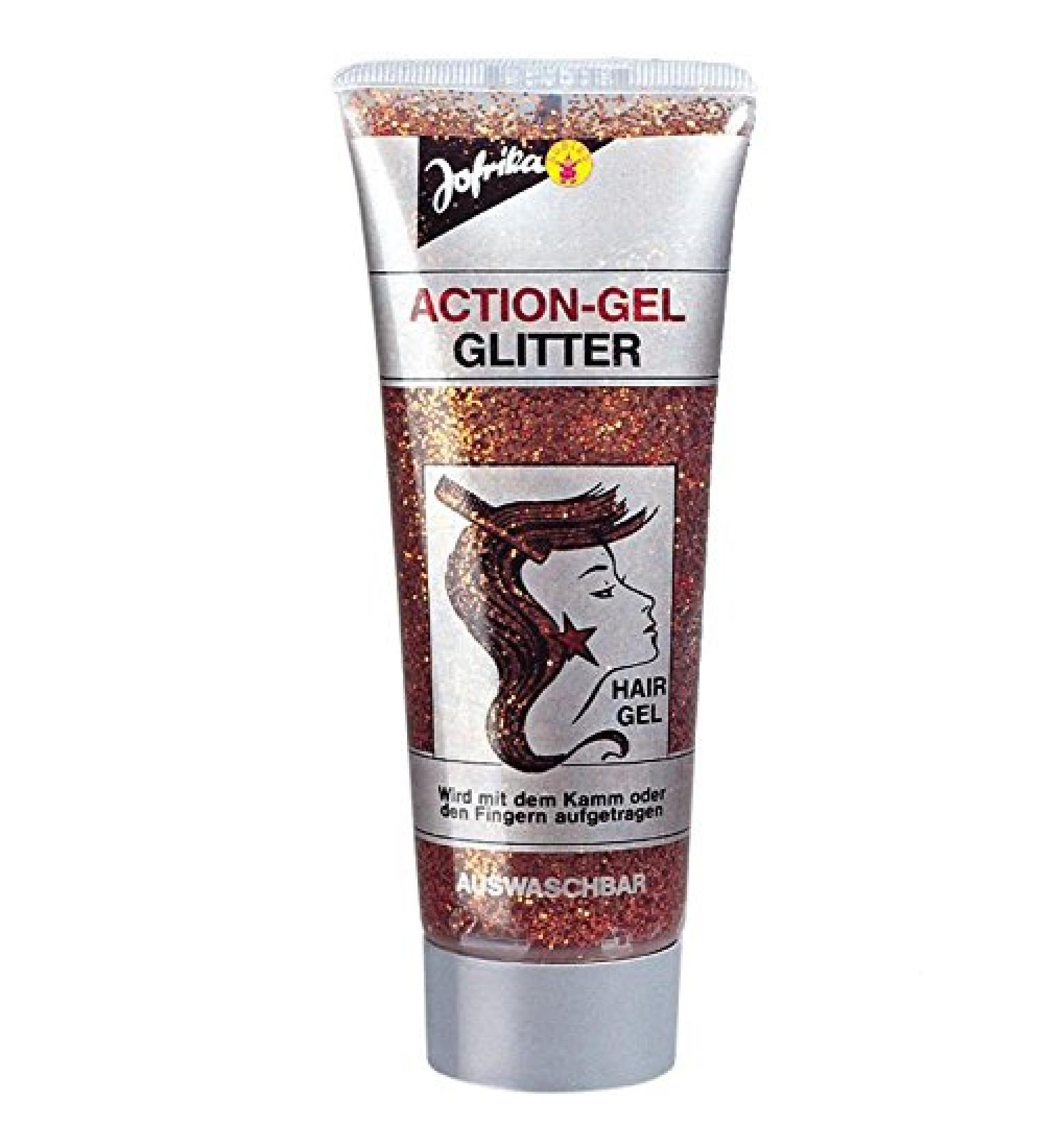 RUBIE'S Action Gold Glitter Gel 50ml