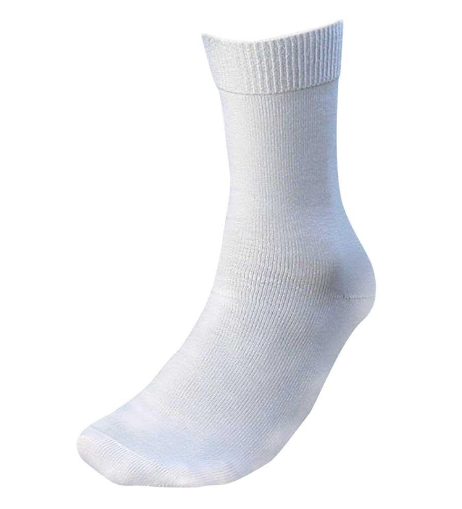 Silipos Arthritic - Diabetic Gel Therapy Socks Small fits Women's 6 or under White
