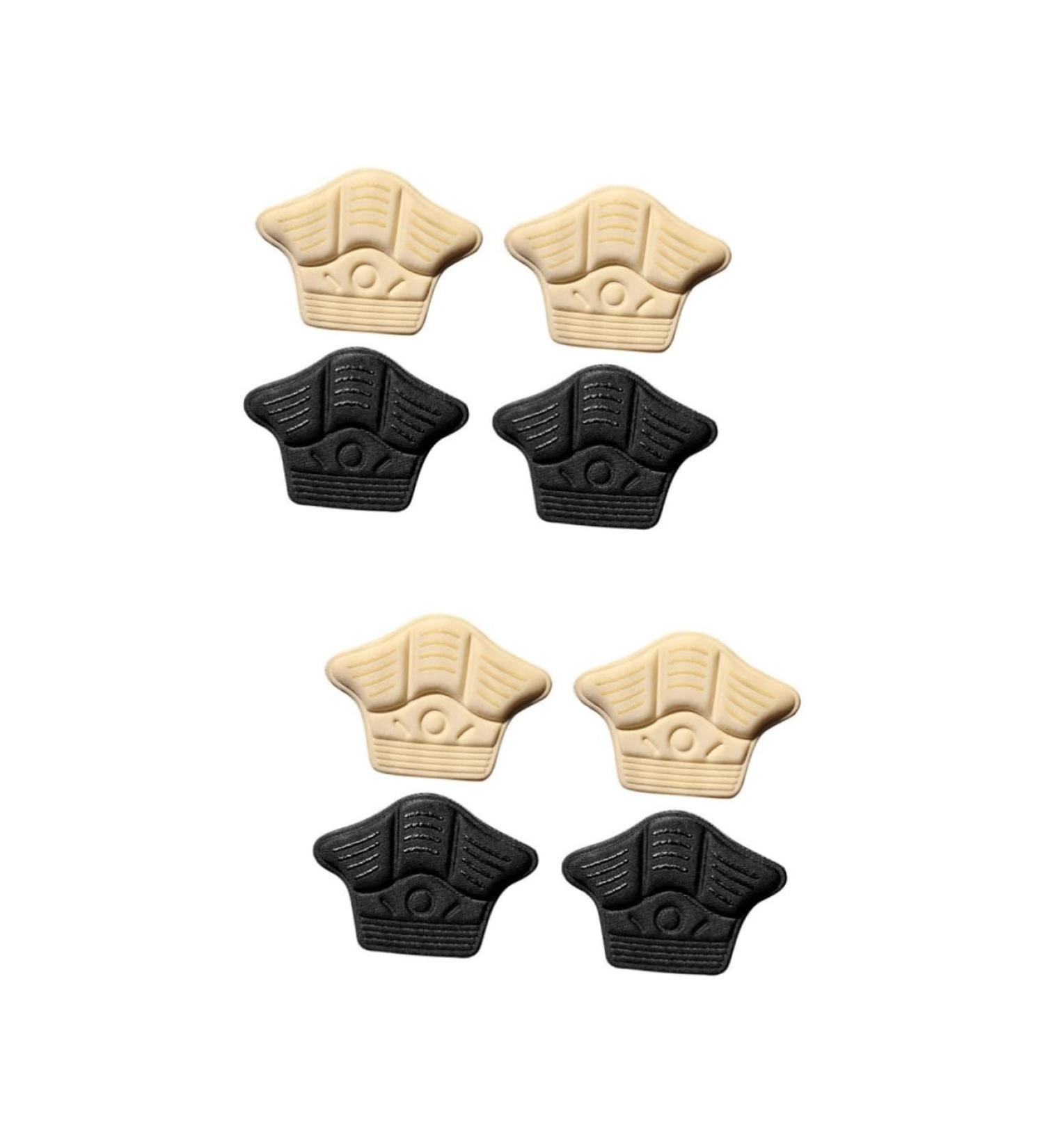 NOLITOY Anti-Drop Heel Pads - 4 Pairs Soft Silicone Cushions for High Heels - Comfort & Stability for Ladies' Pumps - Buy Online on GoSupps.com