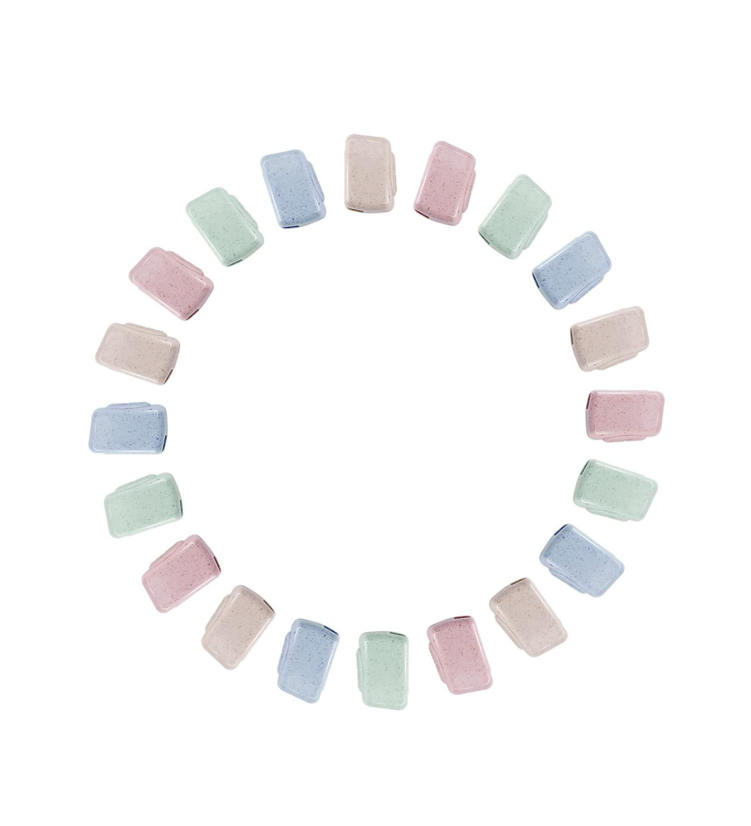 20pcs Plastic Toothbrush Head Covers - Travel Holder Case for Toothbrush Protection - Buy Online on GoSupps.com