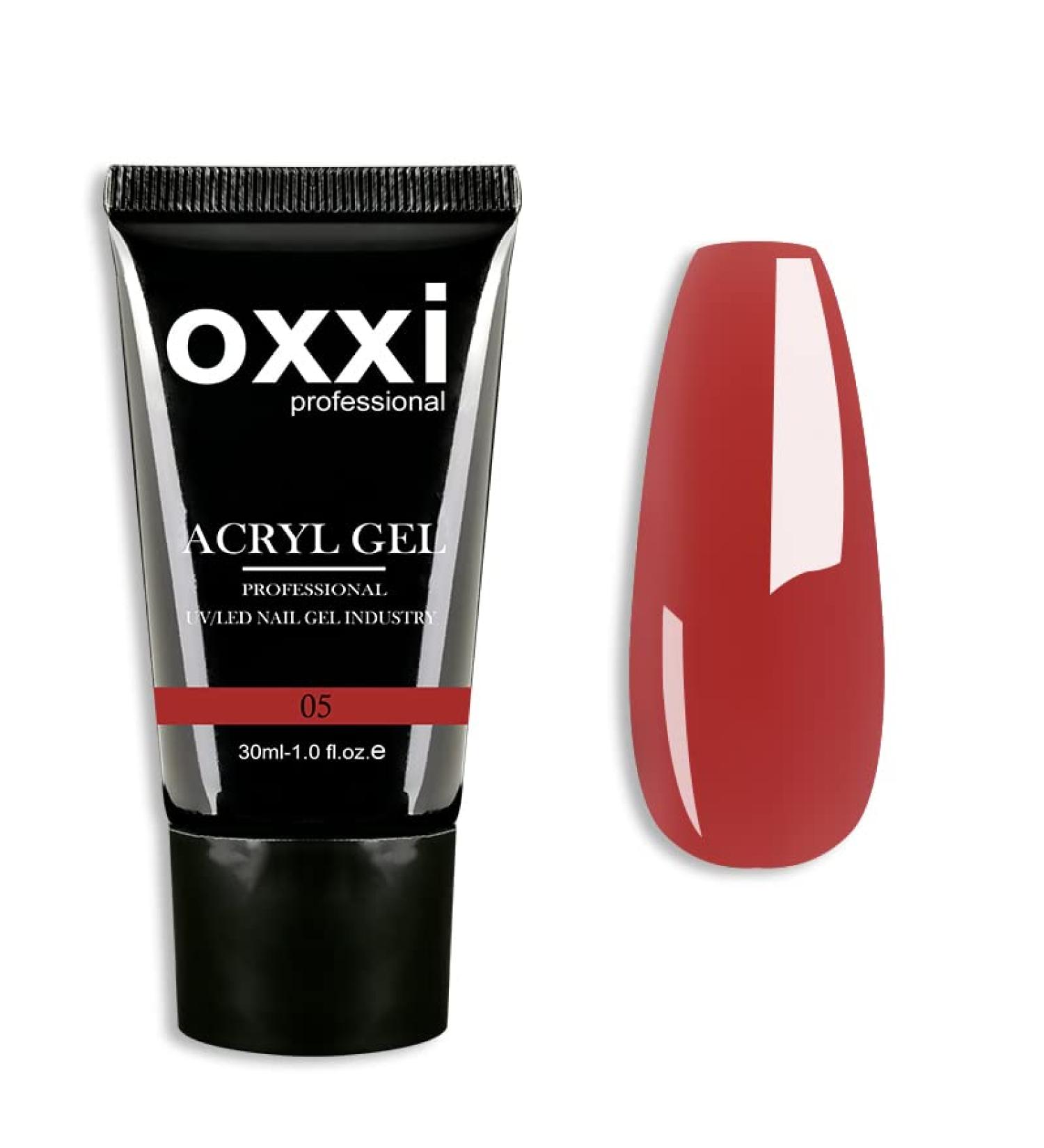  OXXI Professional Oxxi Professional 30ml Acrylic Gel Poly Nail Acrylic Gel Build Press On False Fake Nail Tips (Red) - Buy Online on GoSupps.com