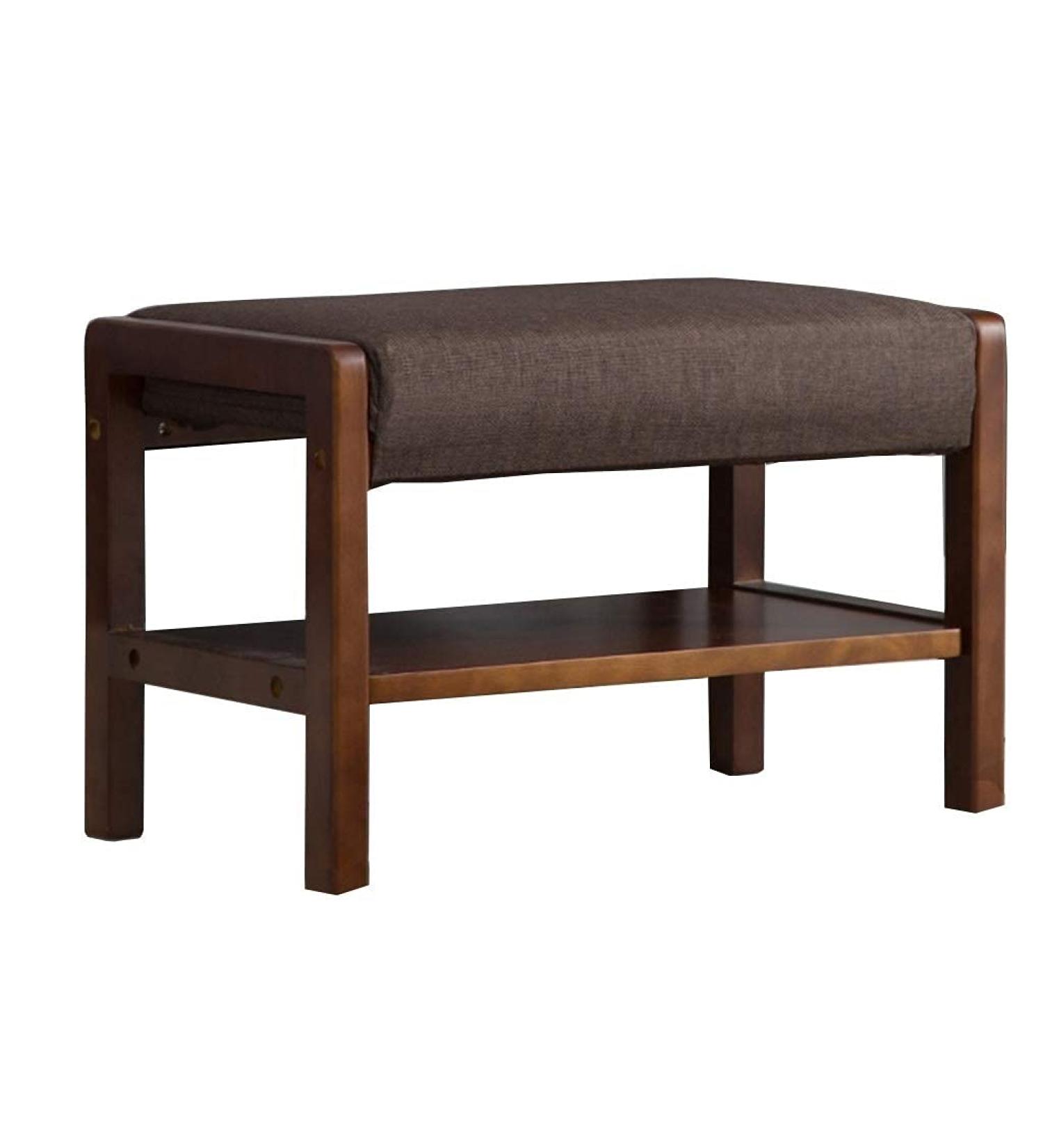 Doorway Shoe Rack Space-Saving Shoe Stool Storage Slippers Shoe Cabinet Foot Sofa Stool Shoe Stool Brown Shoe Organizer (Color : Natural) (Brown) - Buy Online on GoSupps.com