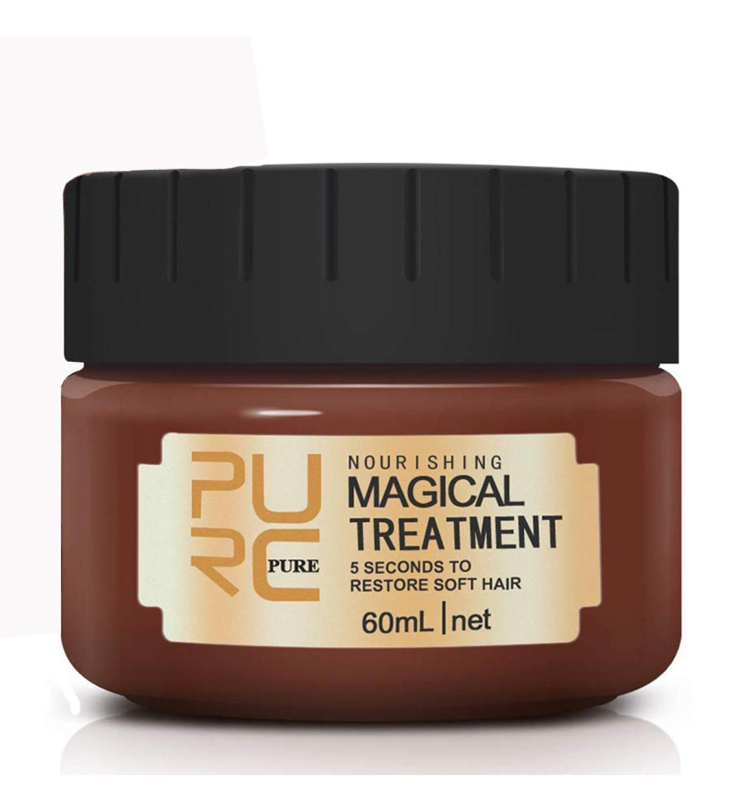 60ml Magical Hair Treatment Mask - Repairs Damage in 5 Seconds - Deep Conditioner for Advanced Hair Care - Restore Elasticity and Bounce - Roots Treatment Essence - Buy Online on GoSupps.com