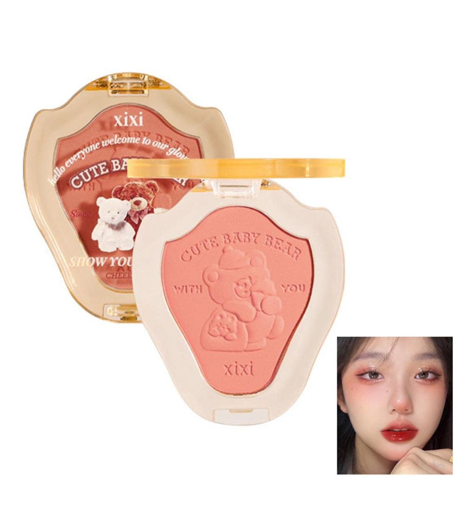 Blush Peach Cream Makeup Blush Palette Cheek Blush Cosmetics Blusher Cheek Rouge Korean Tint Cream Makeup Blush - Buy Online on GoSupps.com
