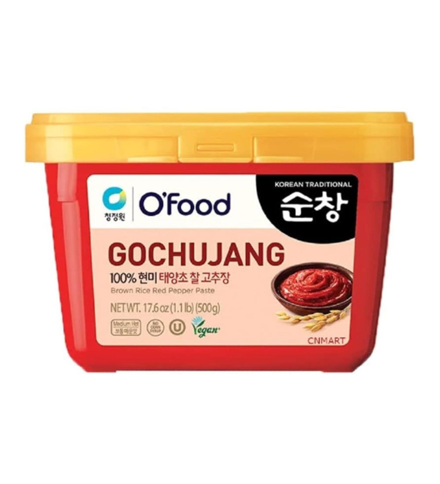 O'Food Gochujang Korean Traditional Brown Rice Red Pepper Hot Chilli Paste 500g by CNMART - Buy Online on GoSupps.com