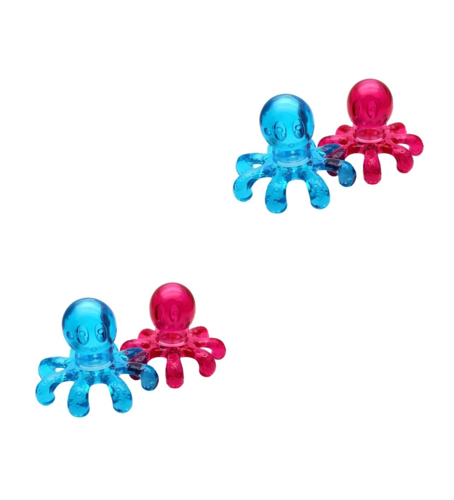 Frcolor Portable Octopus Head & Leg Massager - 4-Piece Set for Ultimate Relaxation - Buy Online on GoSupps.com