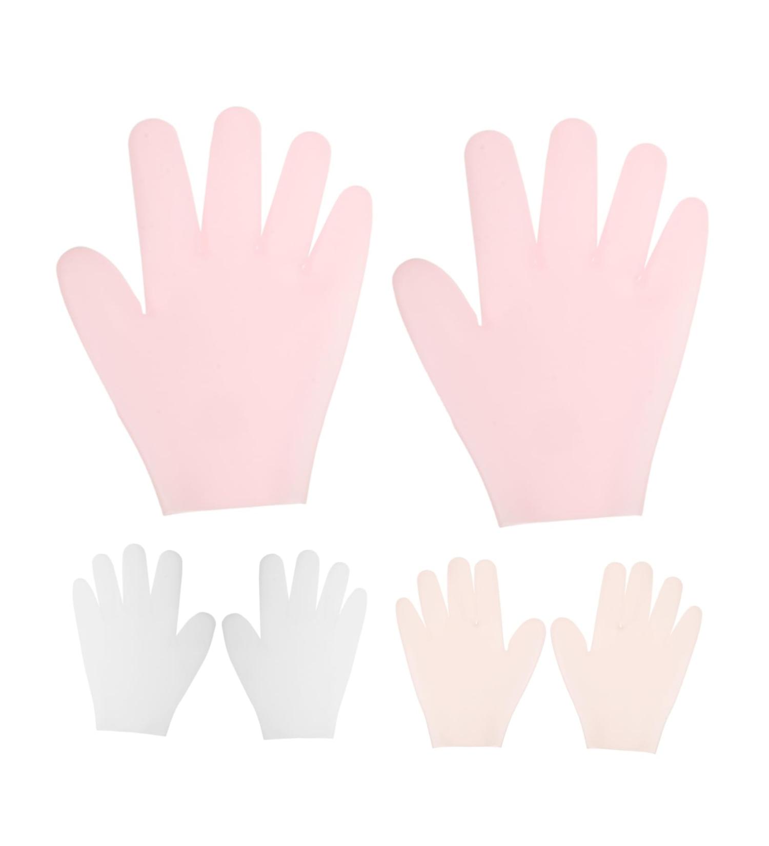 FRCOLOR 3 Pairs Cover Lotion Gloves Hand Gloves Moisturizing Overnight Gloves for Sleeping Moisturizing Gloves Silicone Gloves Girl Child Care Safety Mask Silica Gel - Buy Online on GoSupps.com