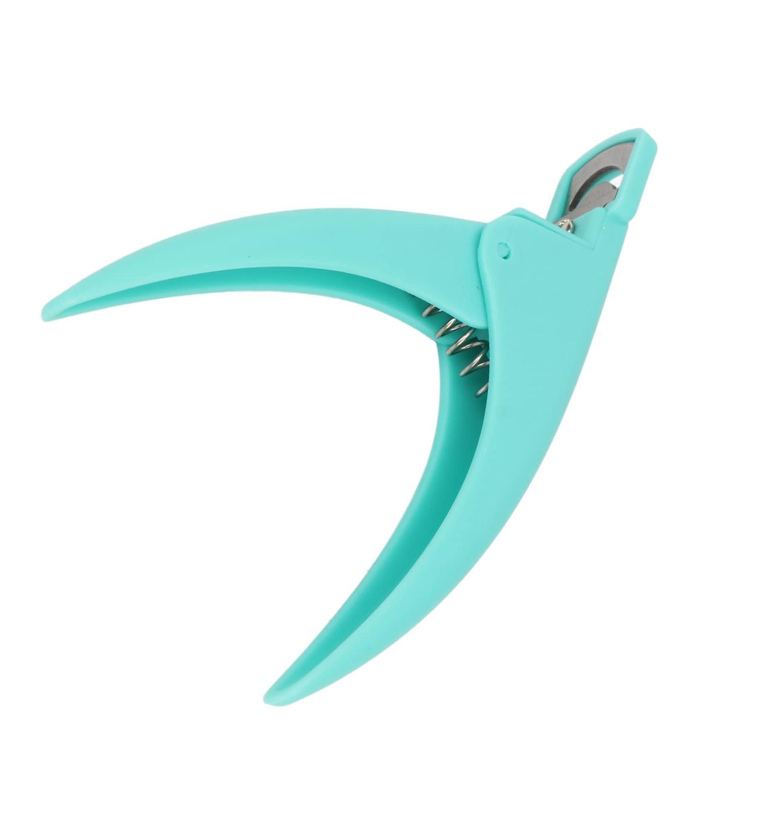 Nail Tip Cutter Adjustable False Nail Tip Clipper Professional for Round Nail(Green) - Buy Online on GoSupps.com