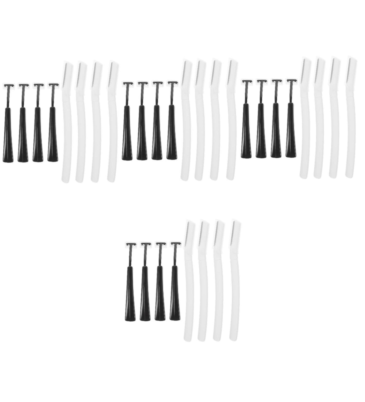 FRCOLOR Portable Eyebrow Trimmer Set - 16 Men's Beauty Tools Stainless Steel Blades Perfect Eyebrow Grooming & Shaving Accessories - Buy Online on GoSupps.com