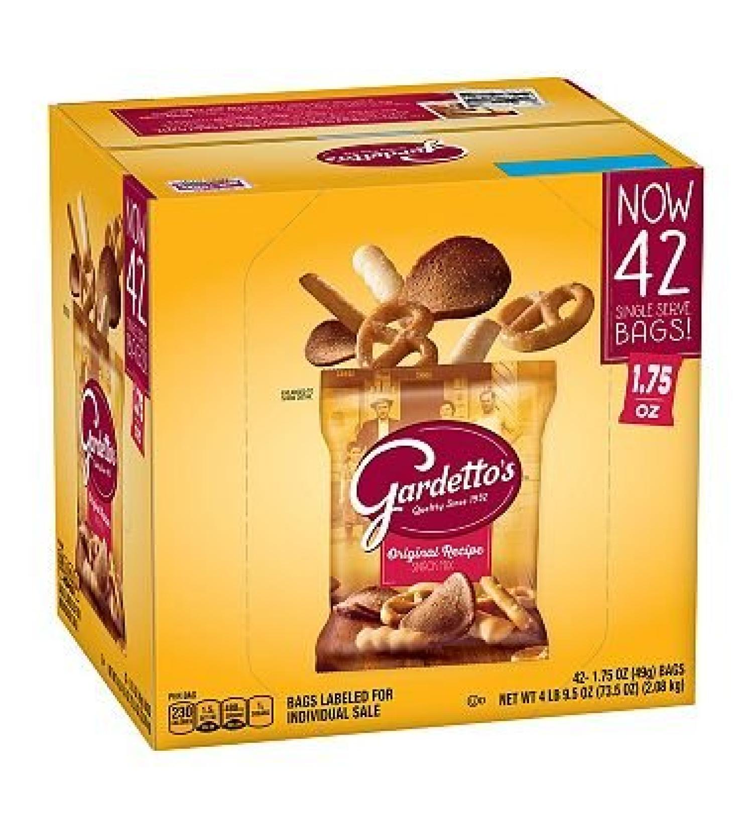 Gardetto's Original Recipe Snack Mix 1.75 oz Each - 2 Pack ( 84 Bags Total )