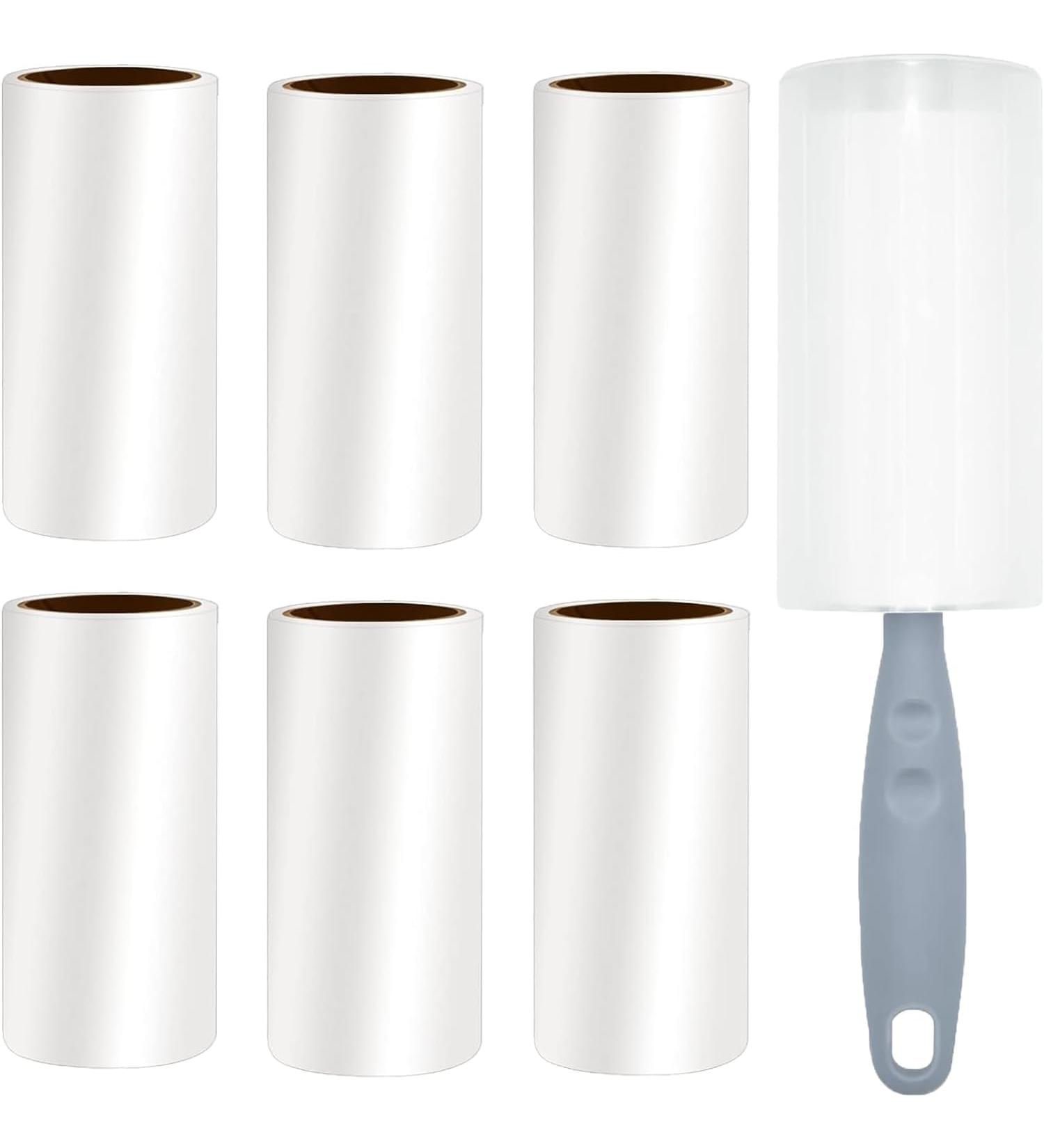 Extra Sticky Lint Roller - 6 Rolls with 60 Sheets Each | Effective Animal Hair Remover for Clothes Sofas & Carpets - Buy Online on GoSupps.com
