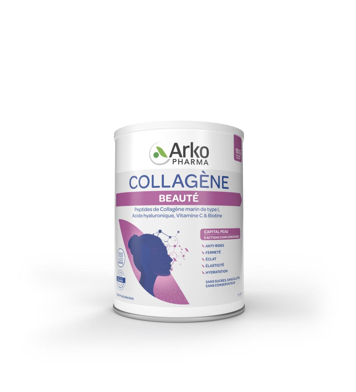 Arkopharma - Collag ne Beaut 260 g | Peau - Rides - lasticit - Fermet - clat - Hydratation | 260 g - Buy Online on GoSupps.com