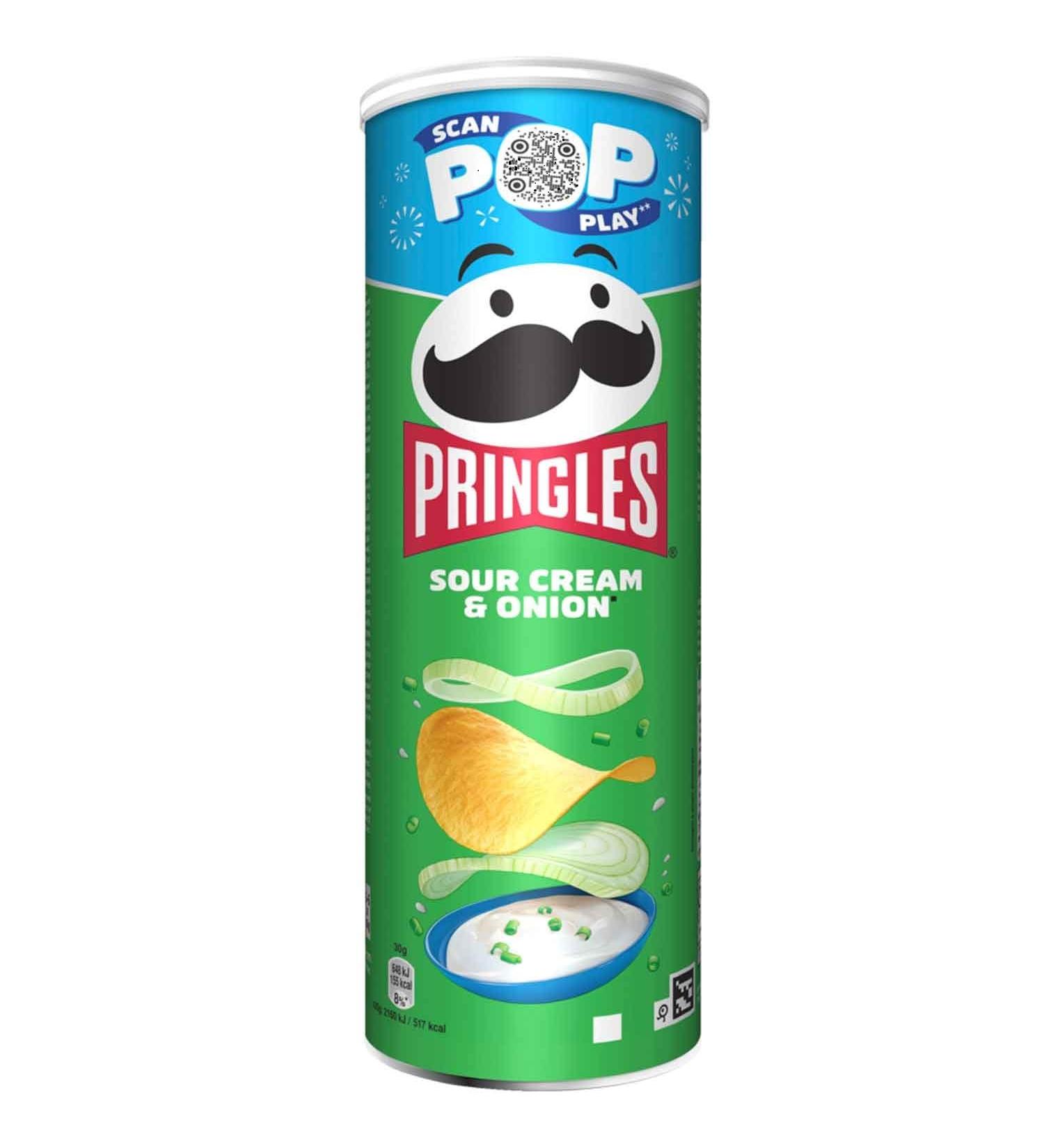  Pringles Pringles Sour Cream & Onion 1 x 185 g - Buy Online on GoSupps.com