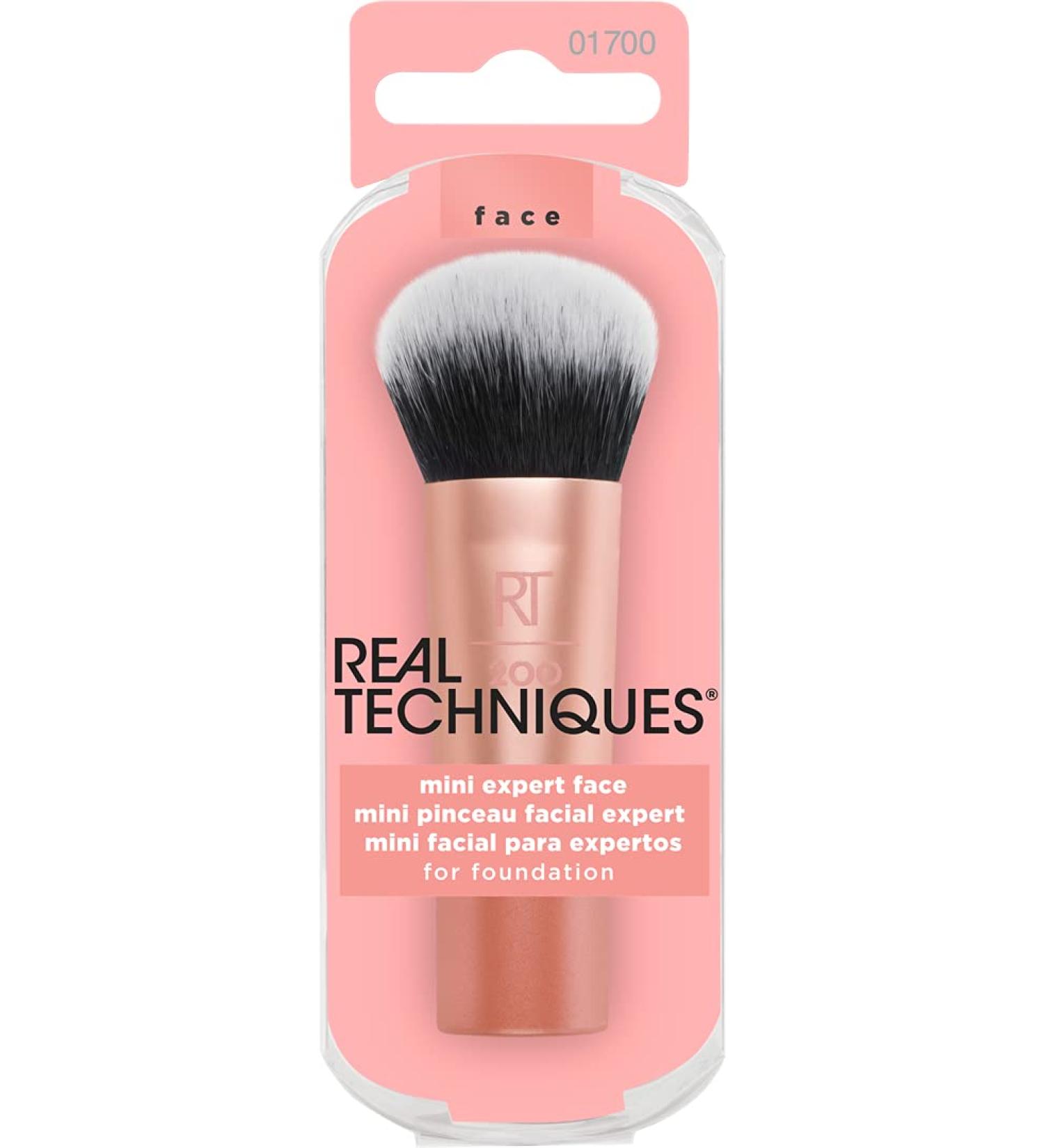 Real Techniques Mini Expert Face Brush - Samantha Chapman | Flawless Makeup Application - Buy Online on GoSupps.com