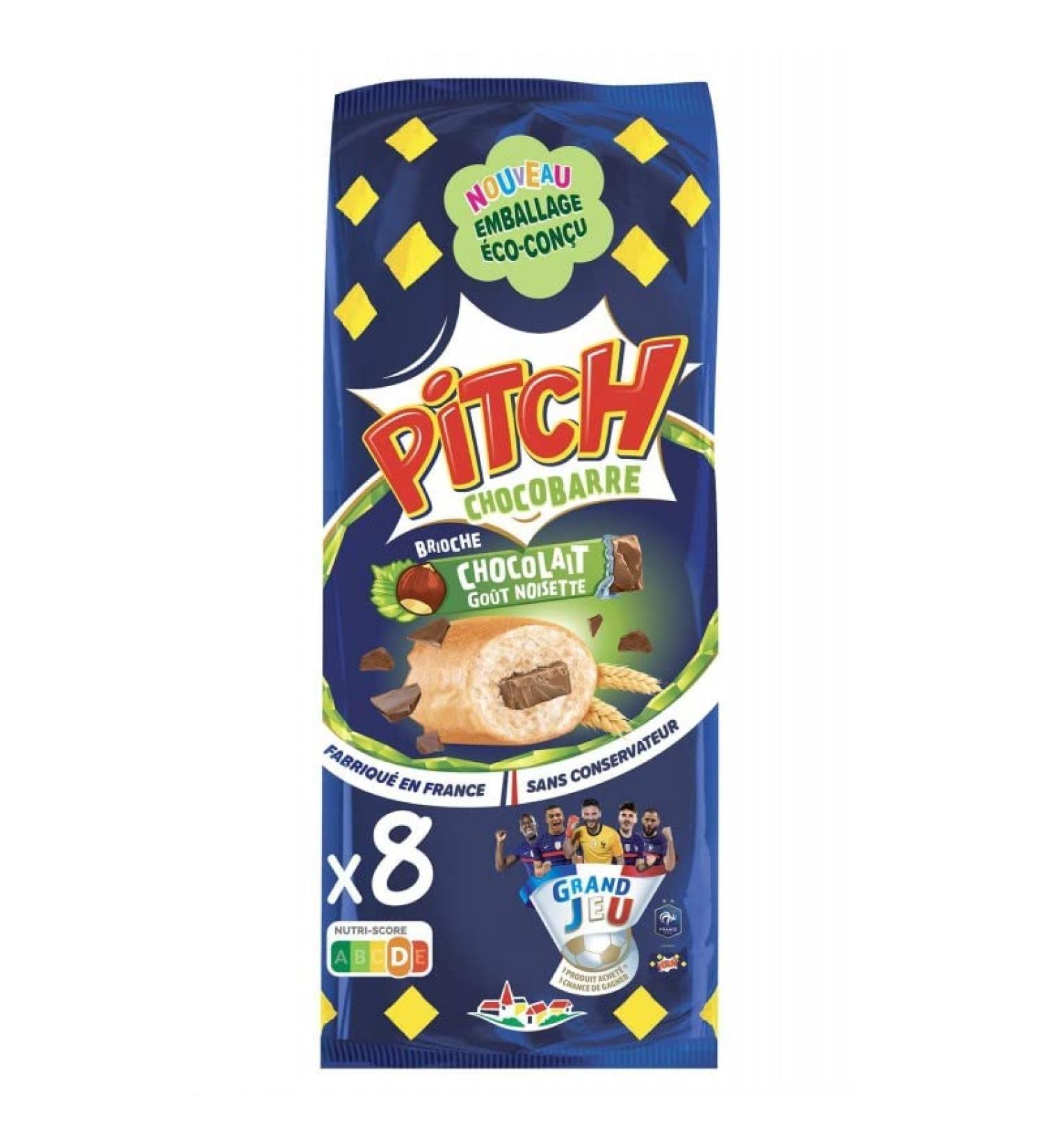 G n rique Pitch Brioche Chocolate Bar Hazelnut 300 g Pack of 4