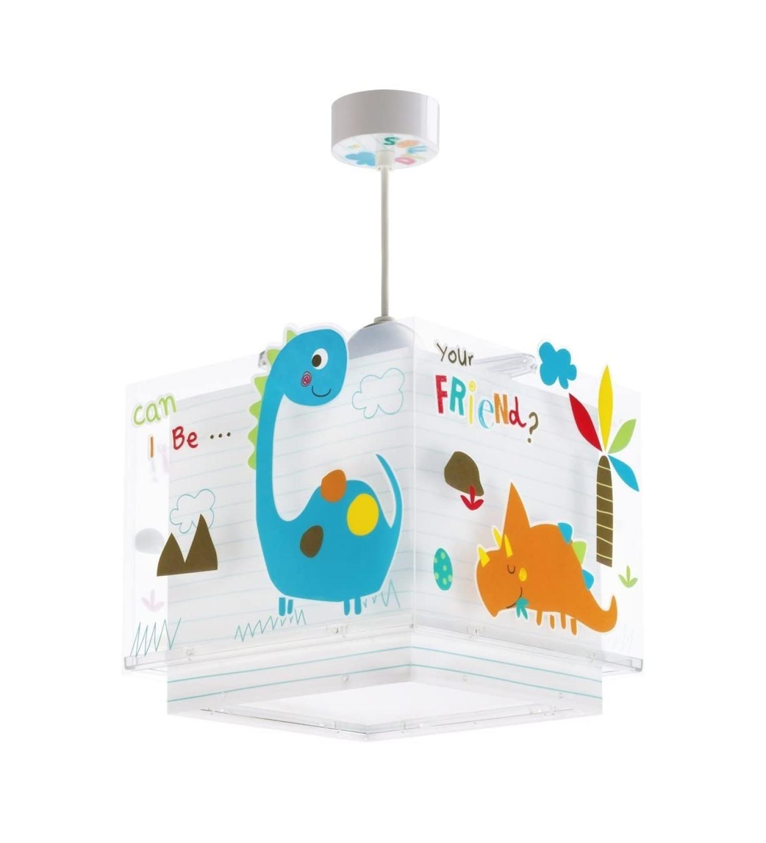 Dalber Dinosaur Pendant Light - E27 Multi-Coloured | 24x24x23 cm | International Shipping Available - Buy Online on GoSupps.com