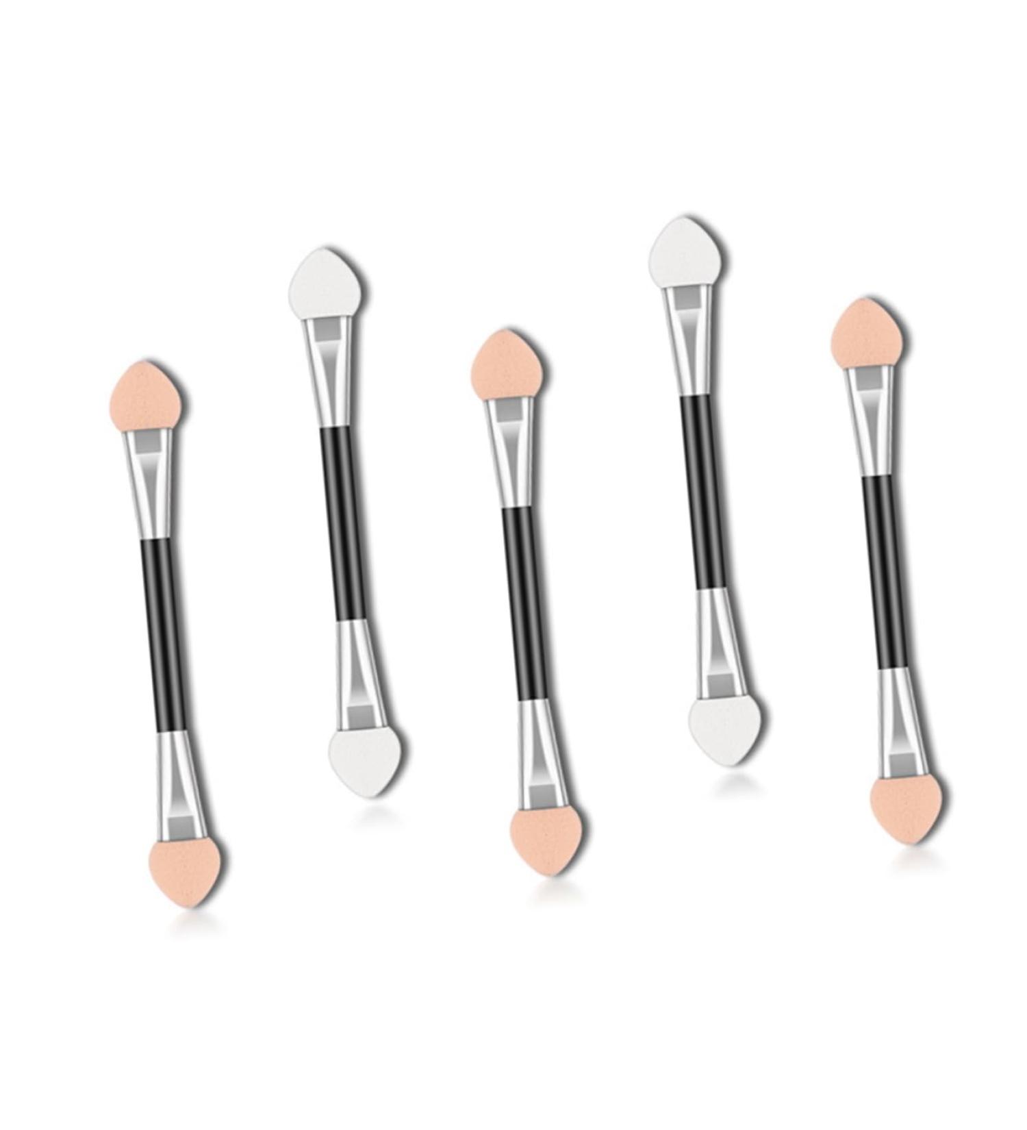 DRESSOOS 50pcs Eyeshadow Brush Kit Eye Spoolie Brush Makeup Applicator Professional Eye Makeup Tool - Buy Online on GoSupps.com