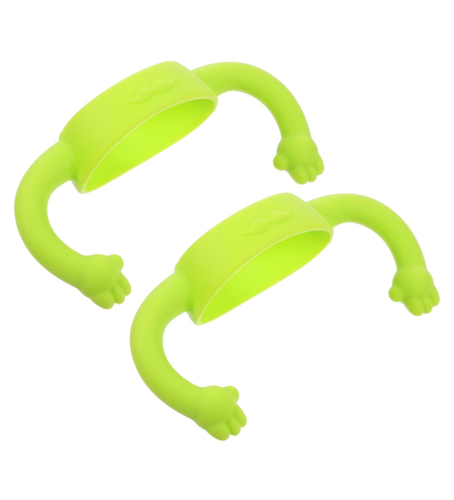 Abaodam 2 pcs Milk Bottle Handle for Silicone Milk Bottle Handle Bottle Handle for Accessories Soft Milk Bottle Handles Bottle Holder Feeding Bottle 14.00X5.00X5.00CM Light Green - Buy Online on GoSupps.com