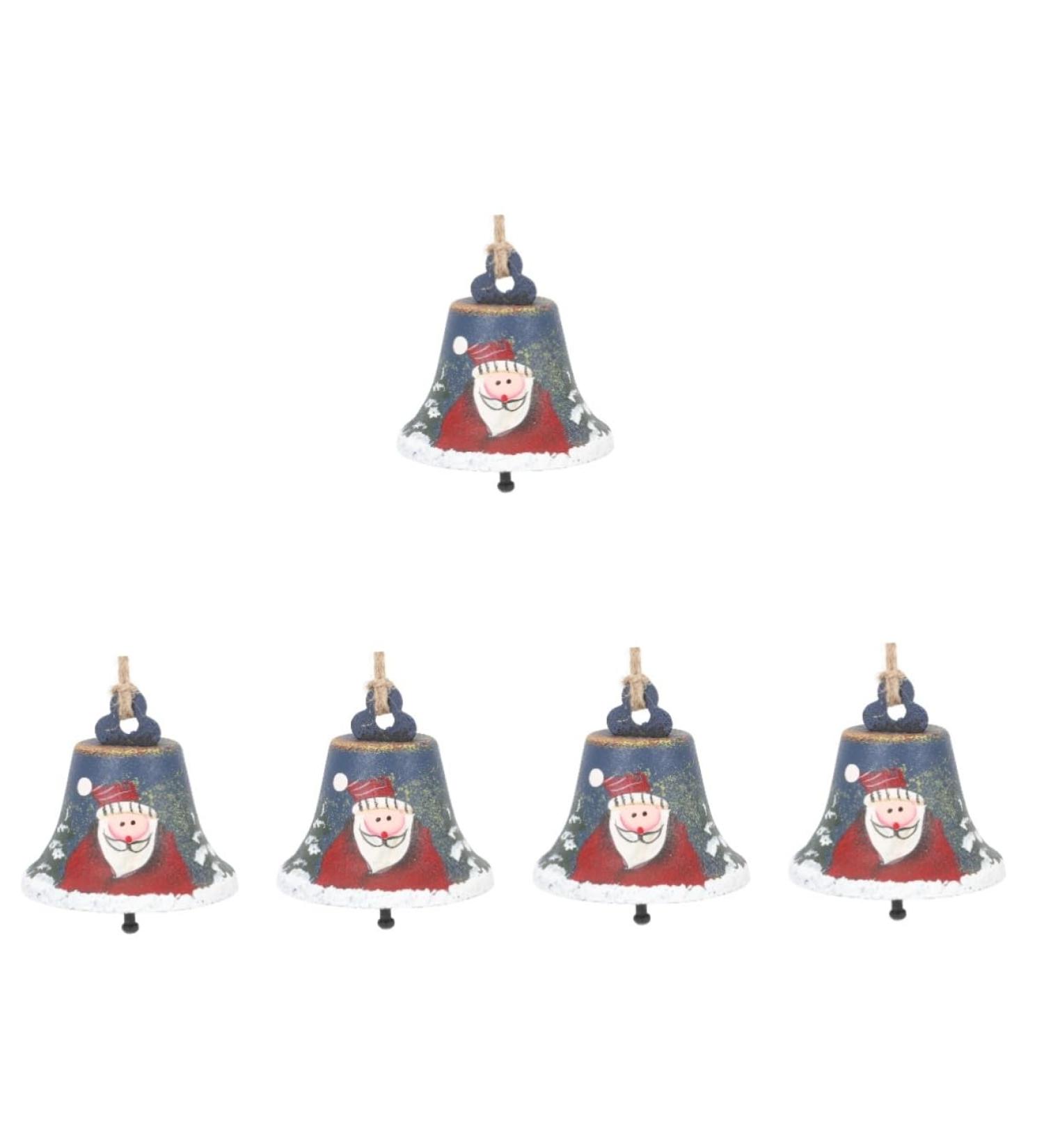 Buy Abaodam 5-St Bell Pendant | Blacksmiths Seasonal Ornaments for Christmas | Metal Jingle Bells in 5 Colors | Perfect for Tree Trailer & Snowman Decor - Buy Online on GoSupps.com