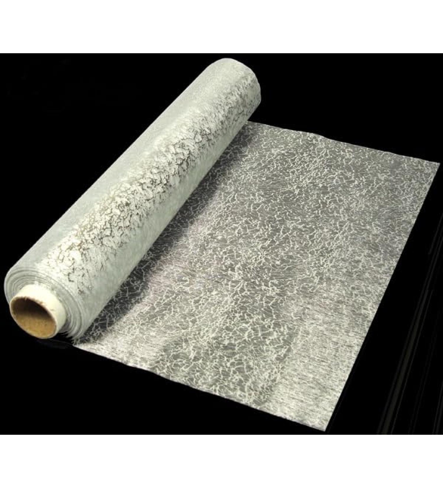 Eleganza Sheer Organza Printed Bullion Silver 30 x 5 x 5 cm 30 x 5 x 5 cm Silver