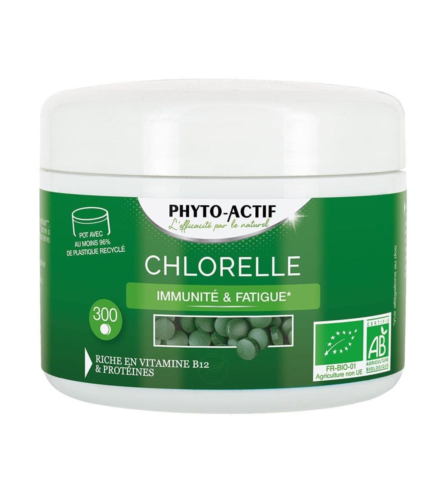 Phyto Active Chlorella 300 Tablets Ecocert