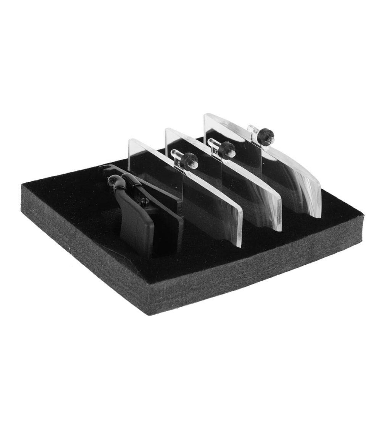 Magnifying Lens Container - 1.5x 2.5x 3.5x Clip-On Lenses | Transparent Magnifying Glass for Detailed Viewing - Buy Online on GoSupps.com