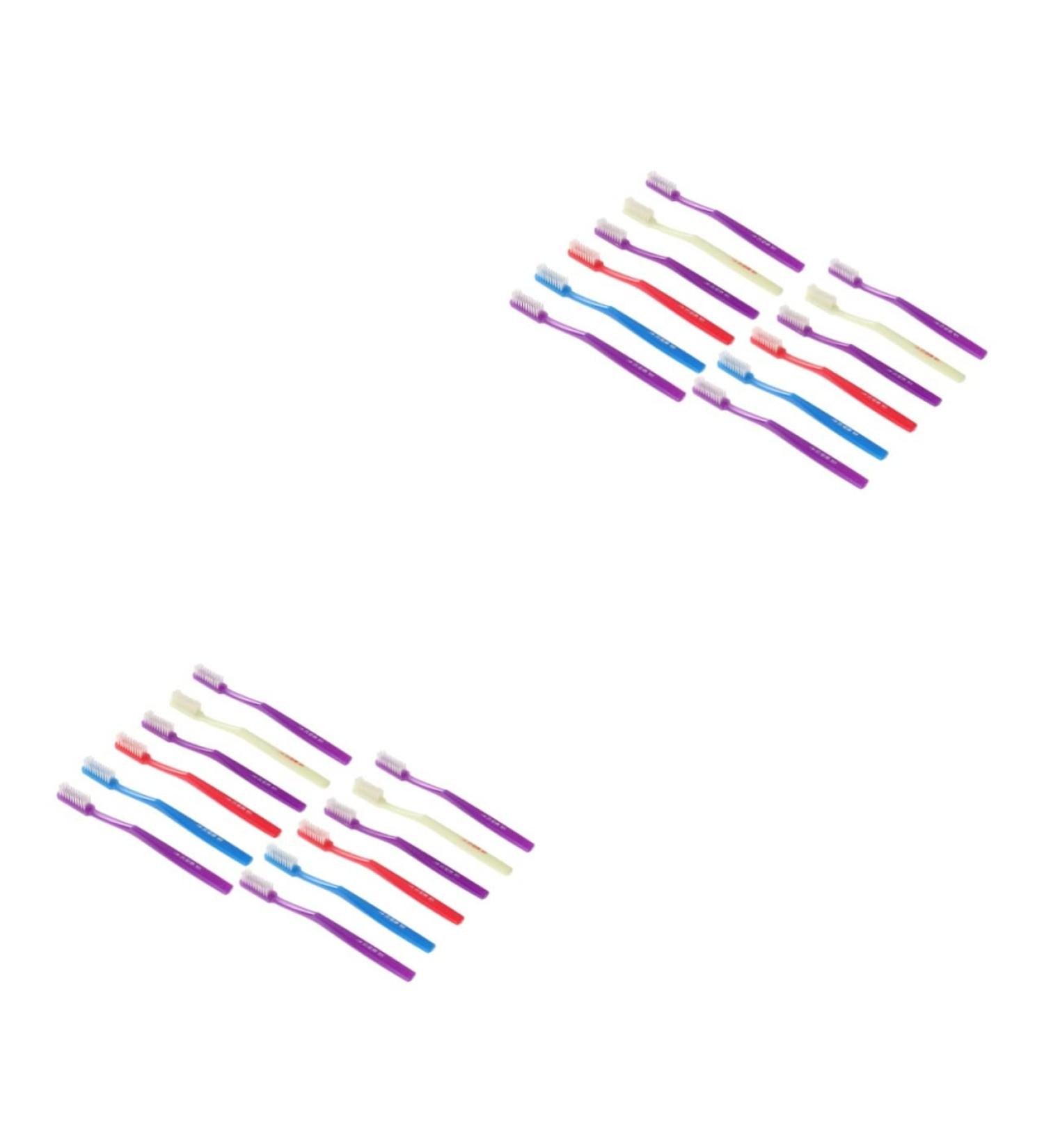 Buy Mobestech 24 STK Children & Adult Toothbrush Set - Travel-Friendly Premium Toothbrushes for Sensitive Teeth - Fast International Shipping - Buy Online on GoSupps.com